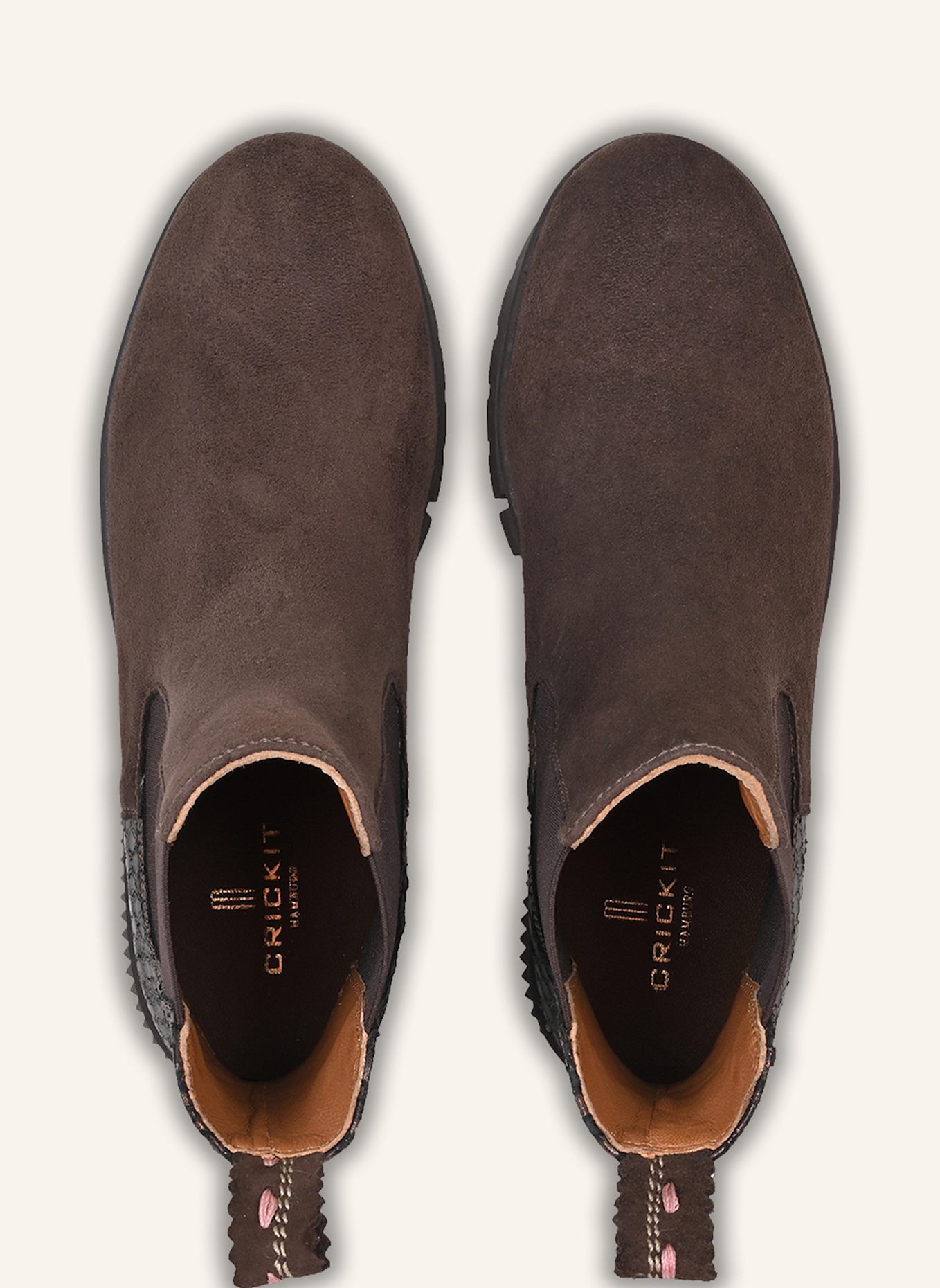 CRICKIT Chelsea-Boots NAELLE: BRAUN