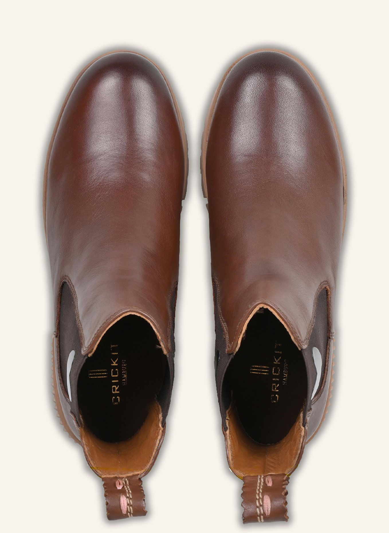 CRICKIT Chelsea-Boots NAELLE: BRAUN