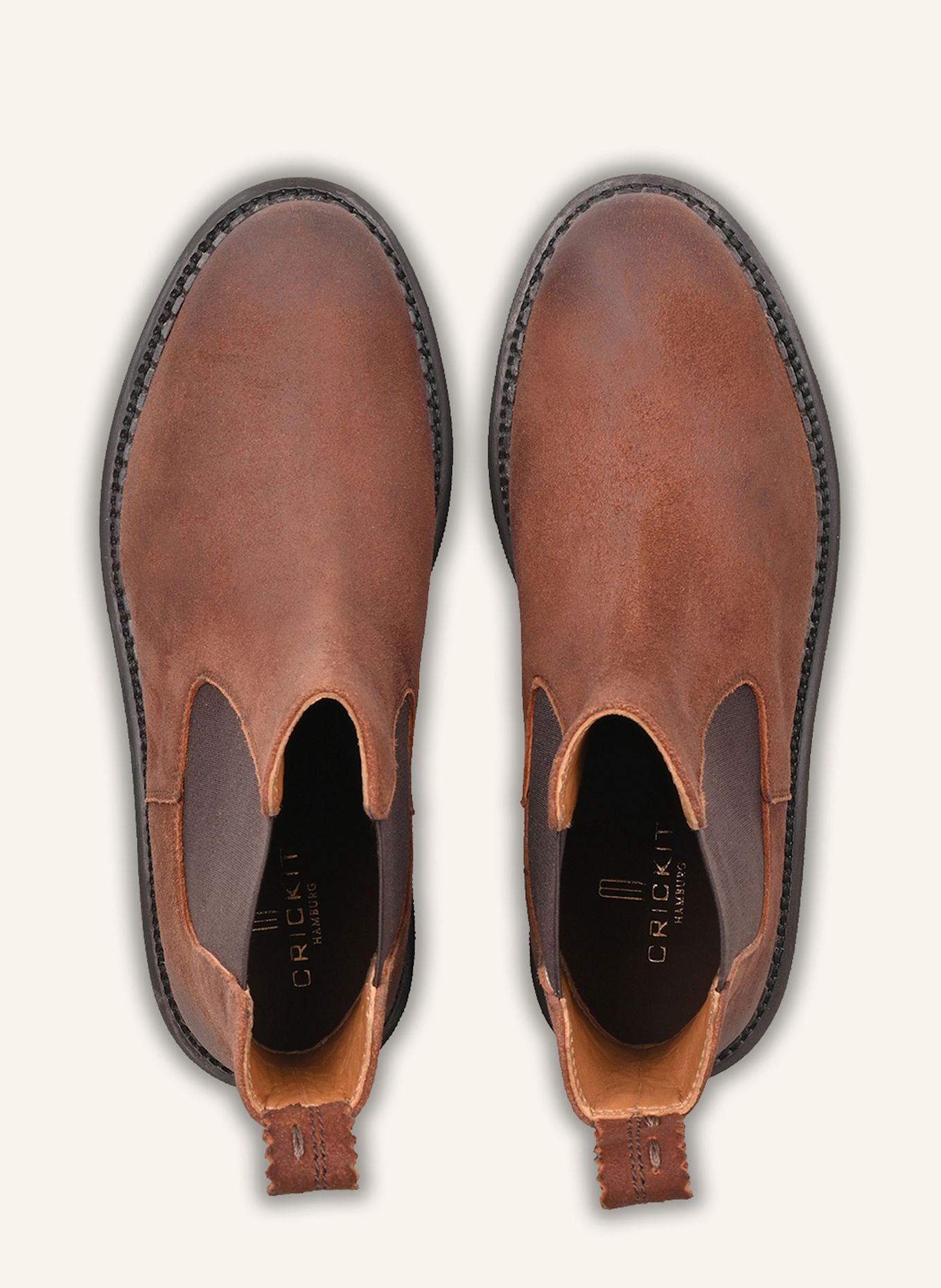 CRICKIT Chelsea-Boots URBINO: BRAUN