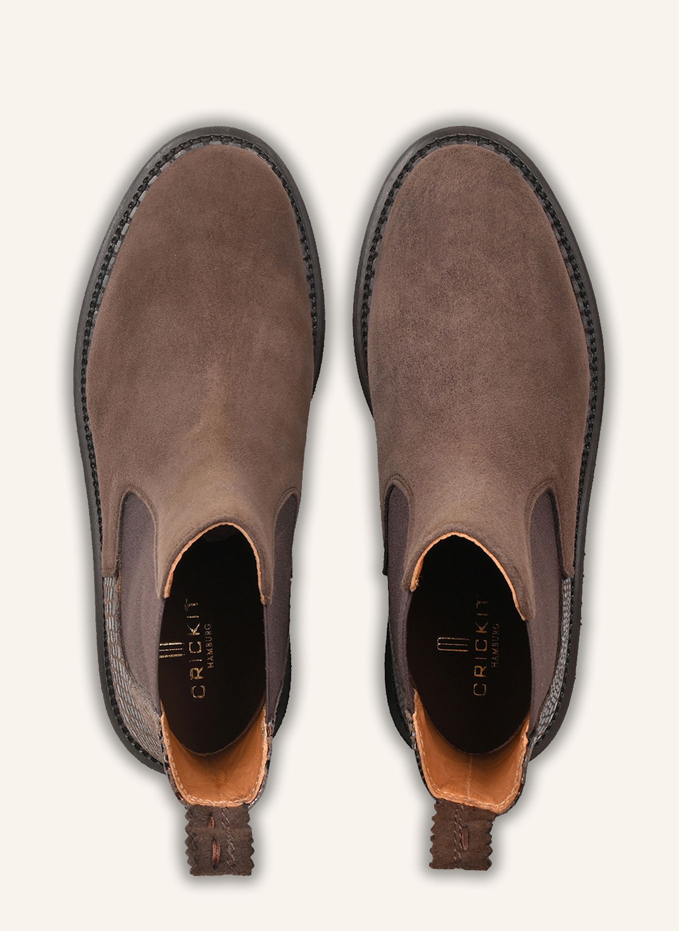 CRICKIT Chelsea-Boots URBINO: BRAUN