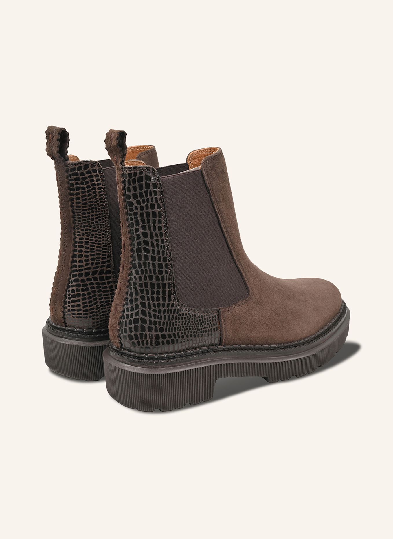 CRICKIT Chelsea-Boots URBINO: BRAUN
