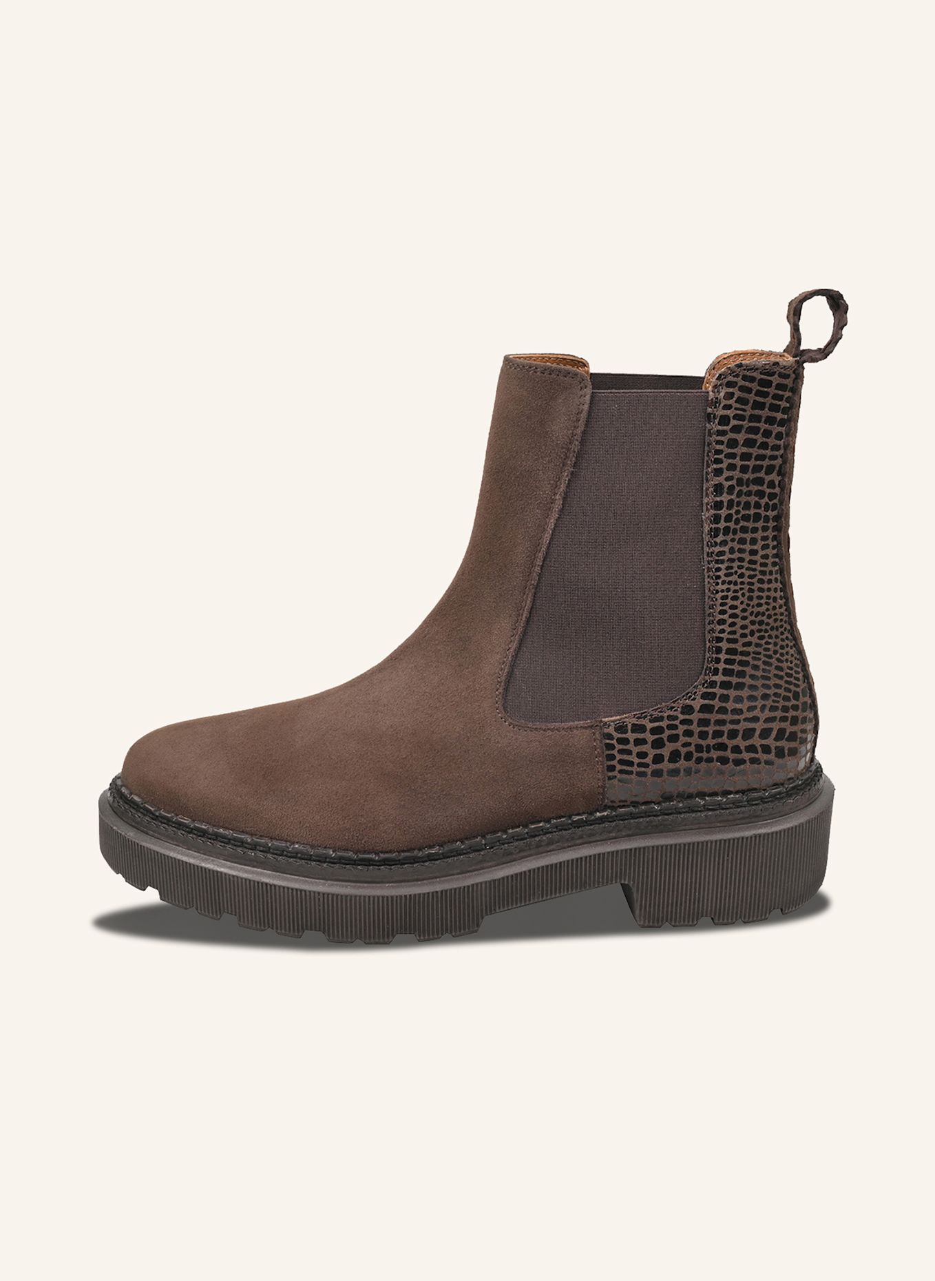 CRICKIT Chelsea-Boots URBINO: BRAUN