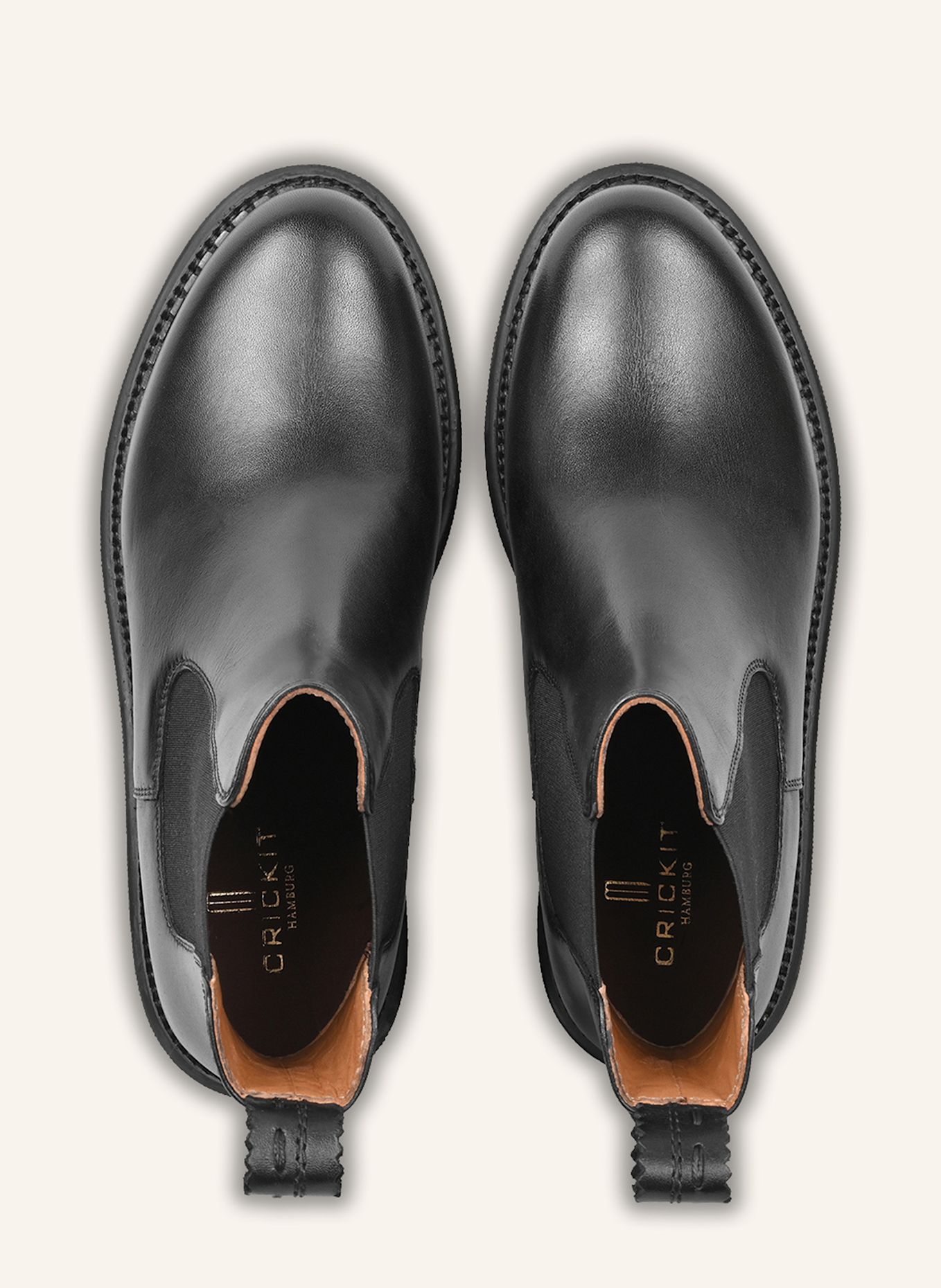 CRICKIT Chelsea-Boots URBINO: SCHWARZ