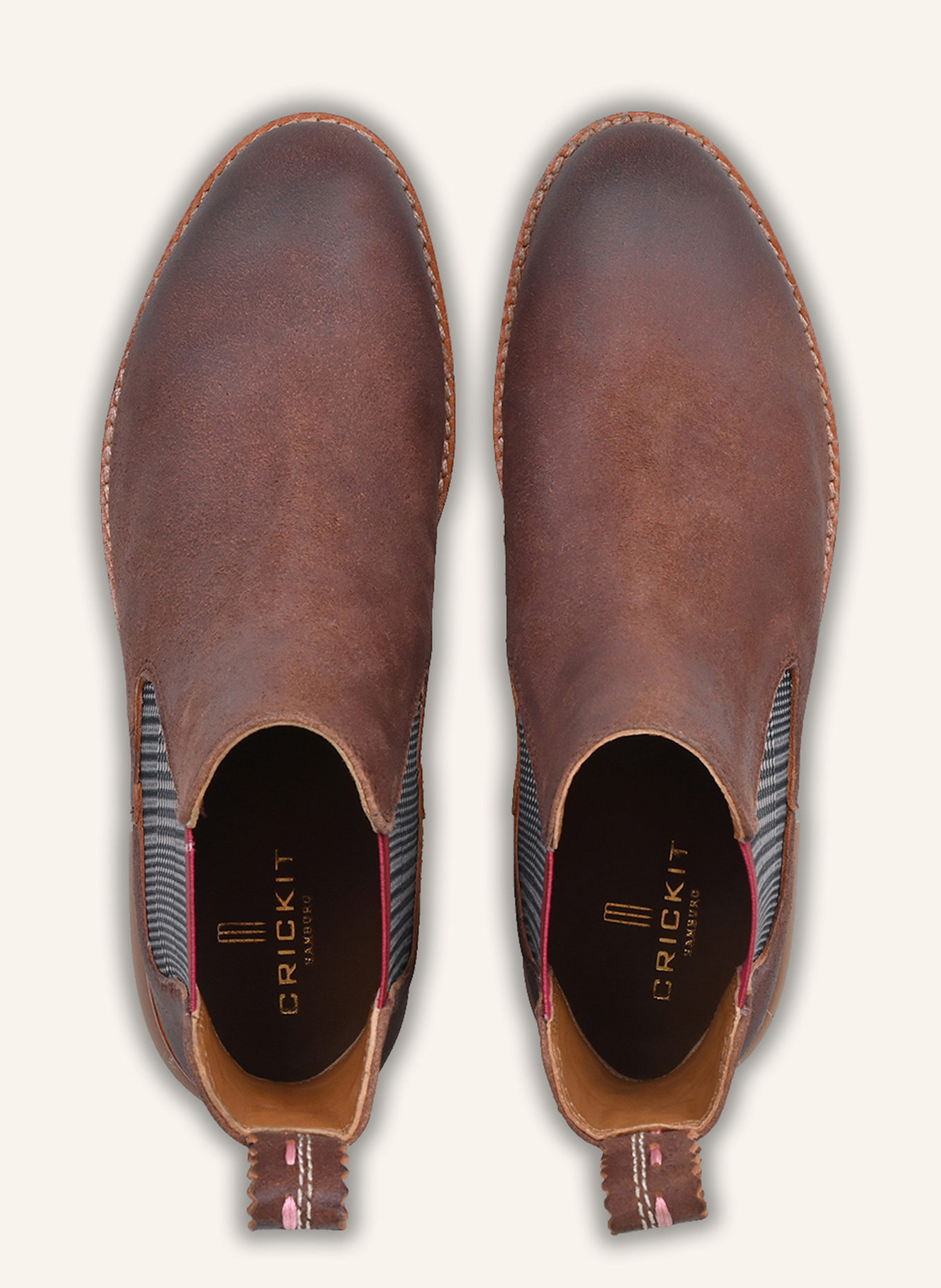 CRICKIT Chelsea-Boots UNNA: BRAUN