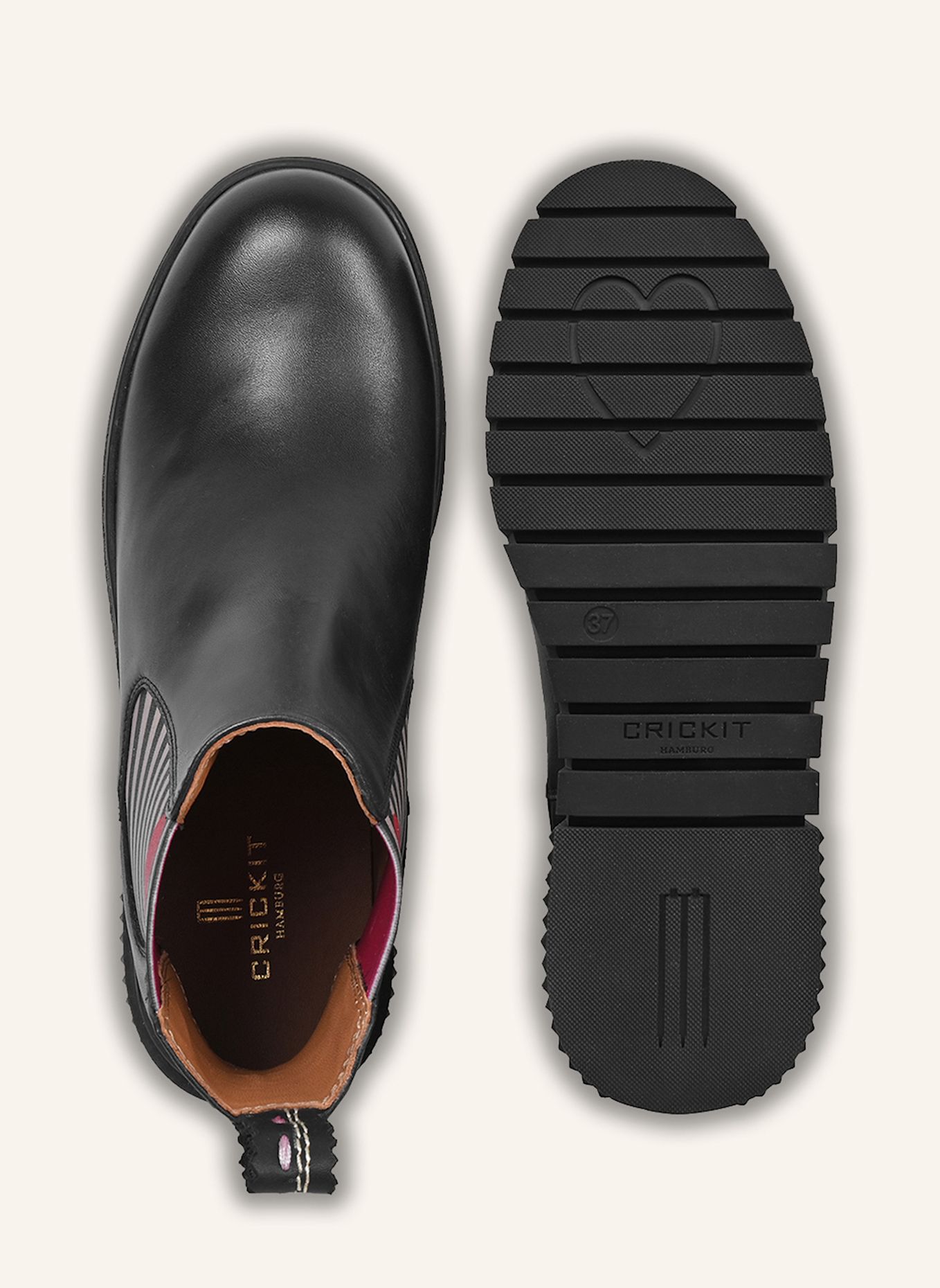 CRICKIT Boot NAELLE: SCHWARZ
