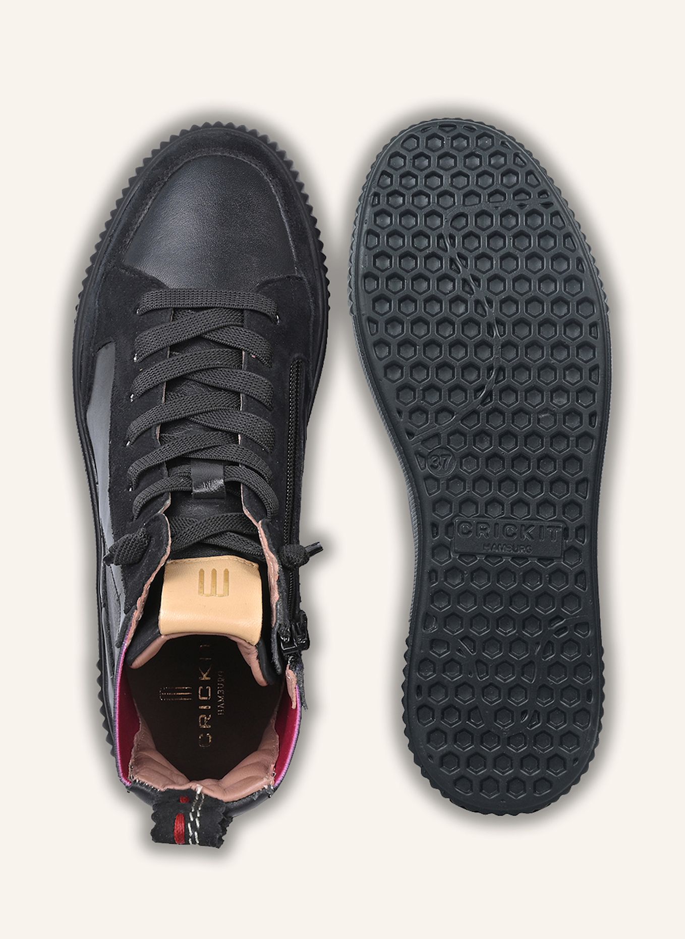 CRICKIT Sneaker SONIA: SCHWARZ