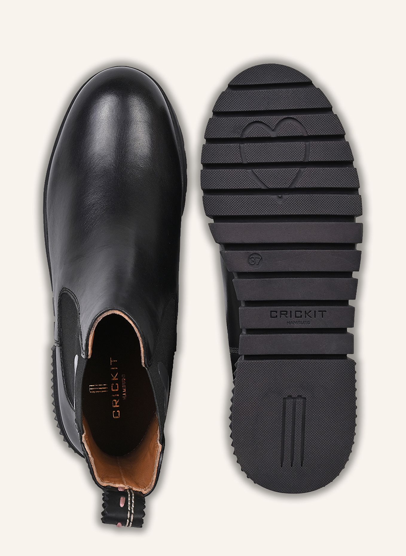 CRICKIT Boot NAELLE: SCHWARZ