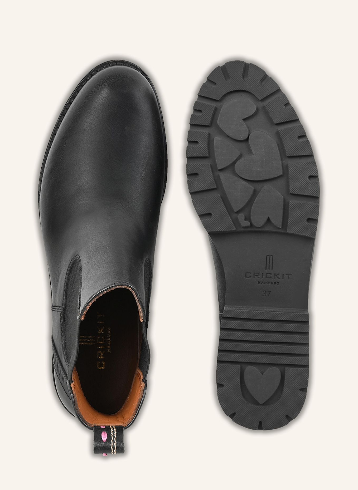 CRICKIT Chelsea-Boots SIMBA: BRAUN
