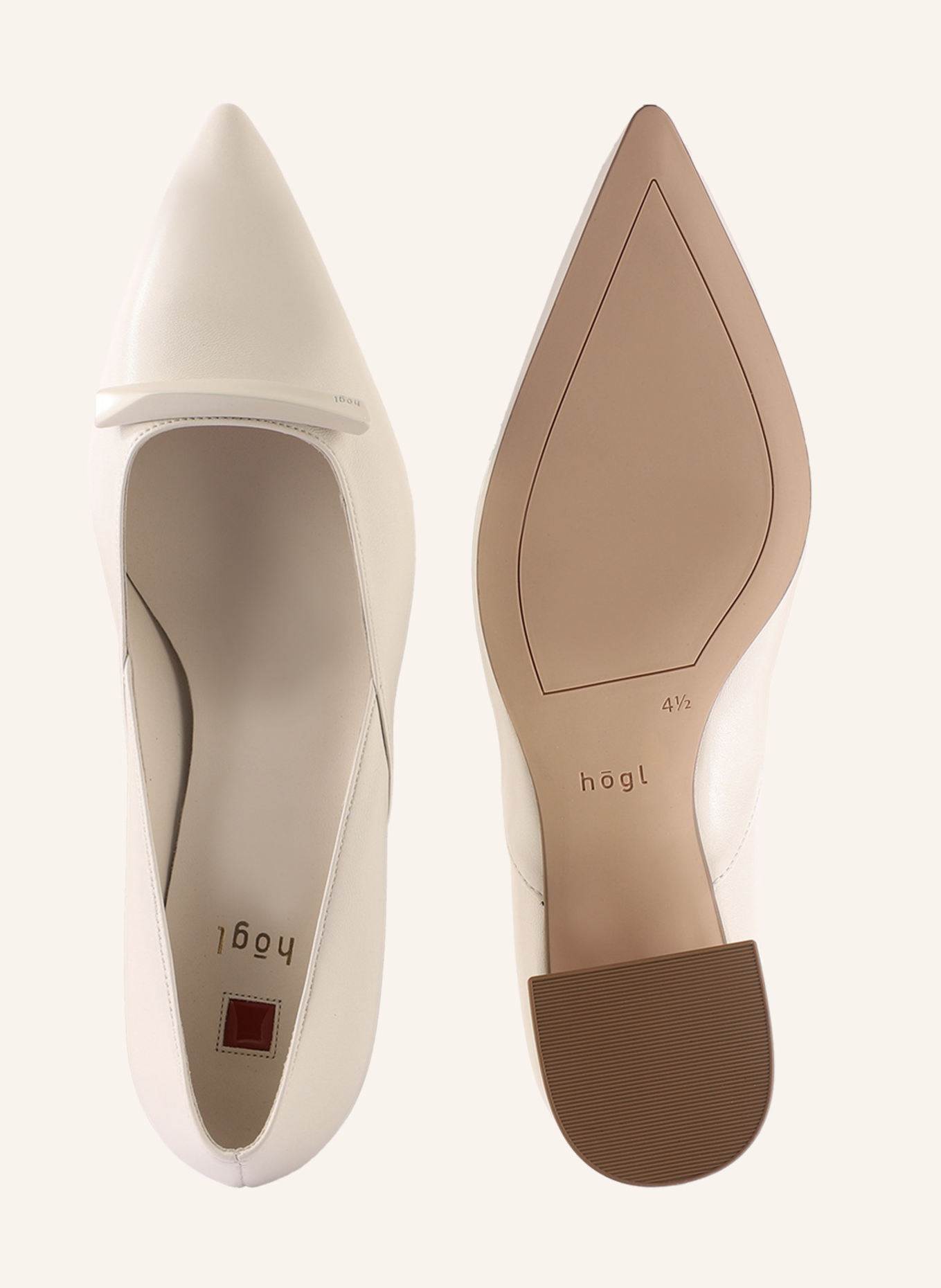 Högl Pumps, Farbe: CREME (Bild 4)