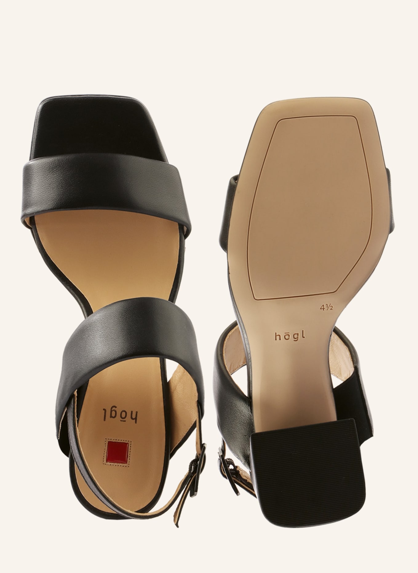 Högl Sandaletten: SCHWARZ