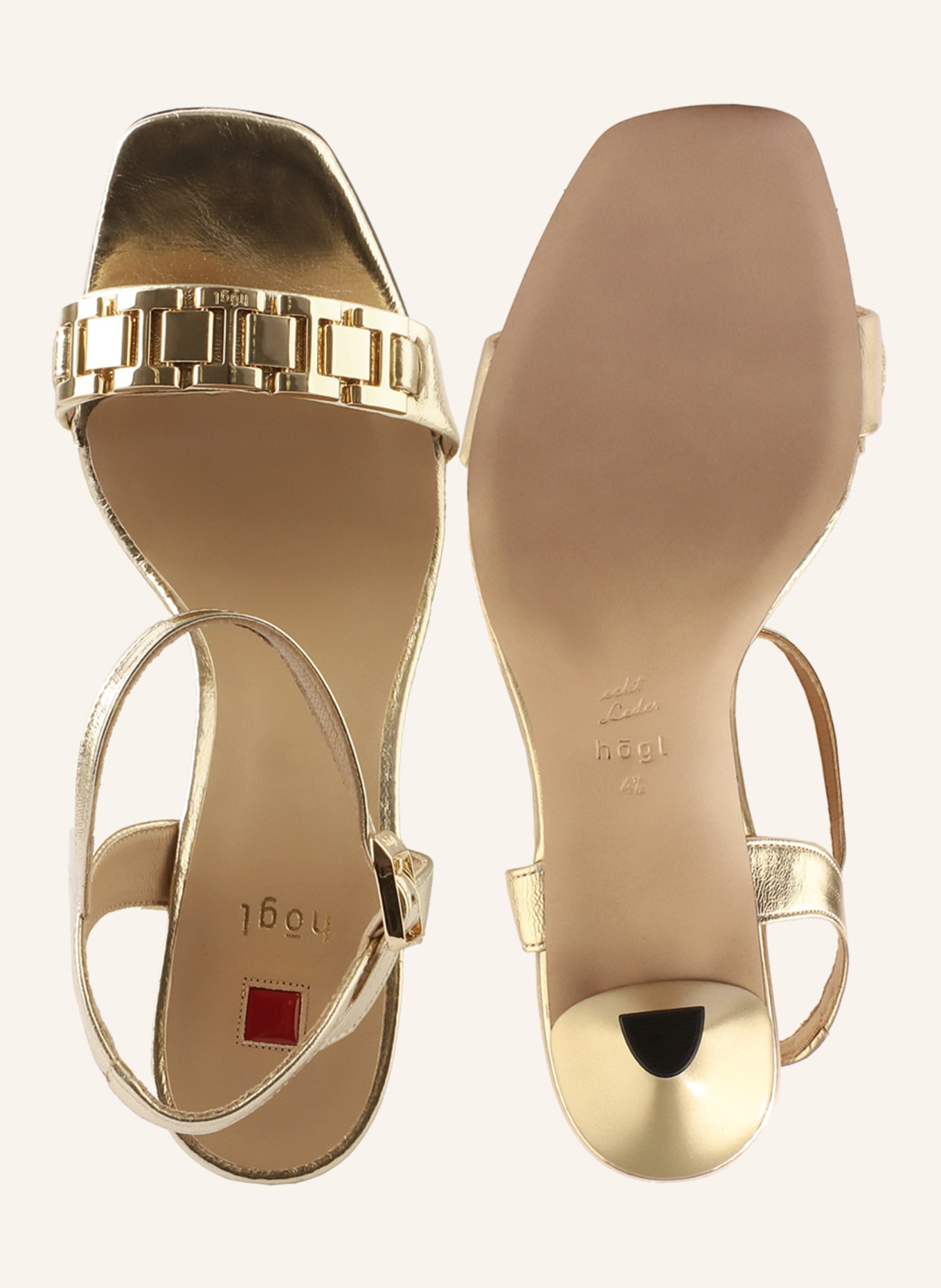 Högl Sandaletten SUNSET: PLATIN