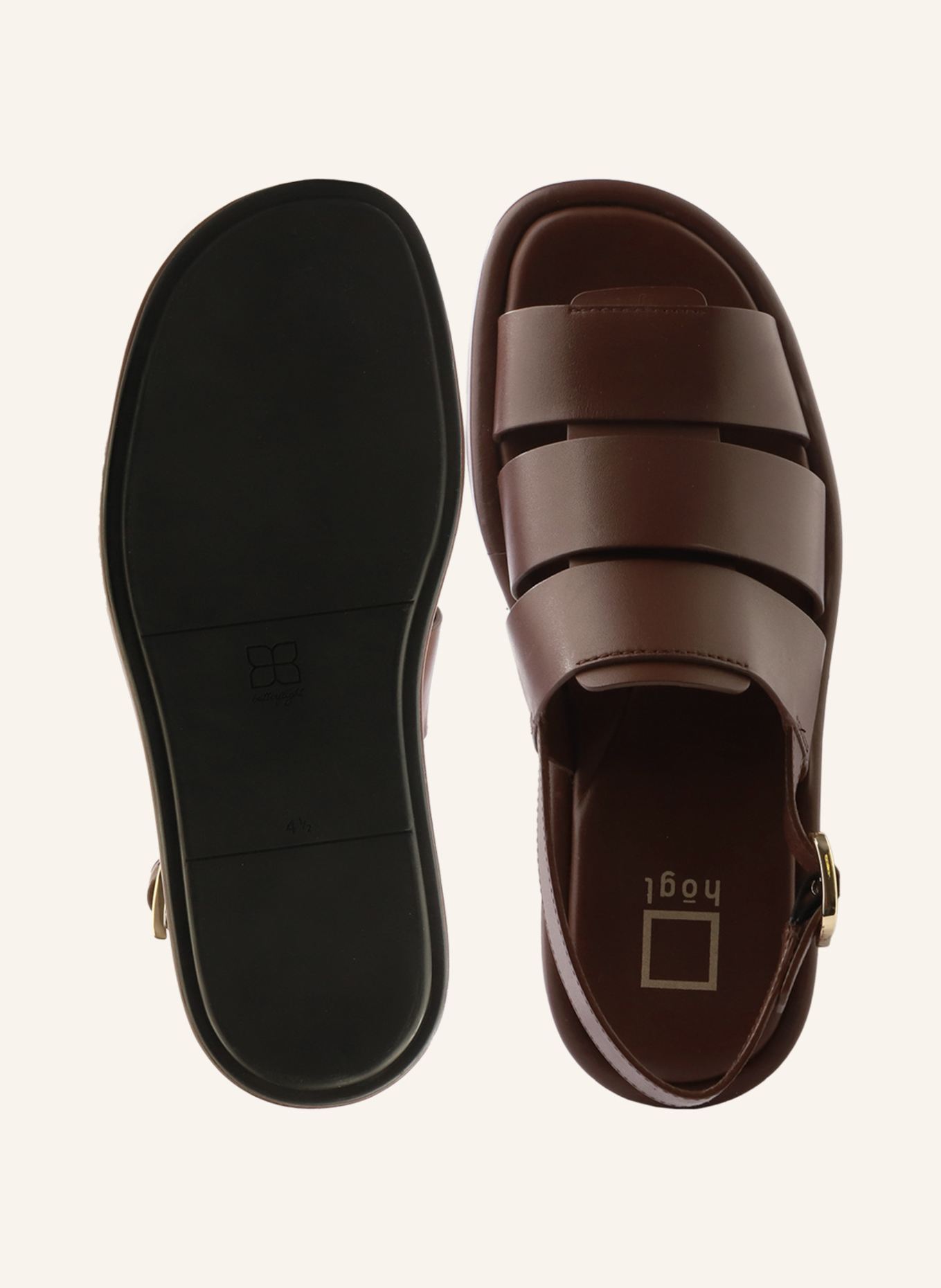 Högl Sandalen: BRAUN