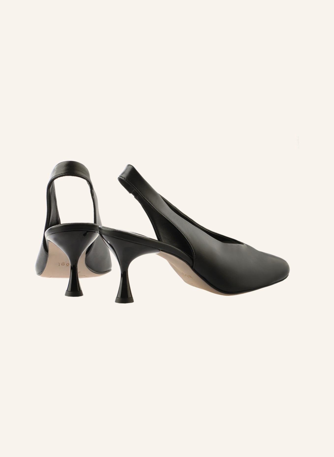 Högl Slingpumps CARO: SCHWARZ