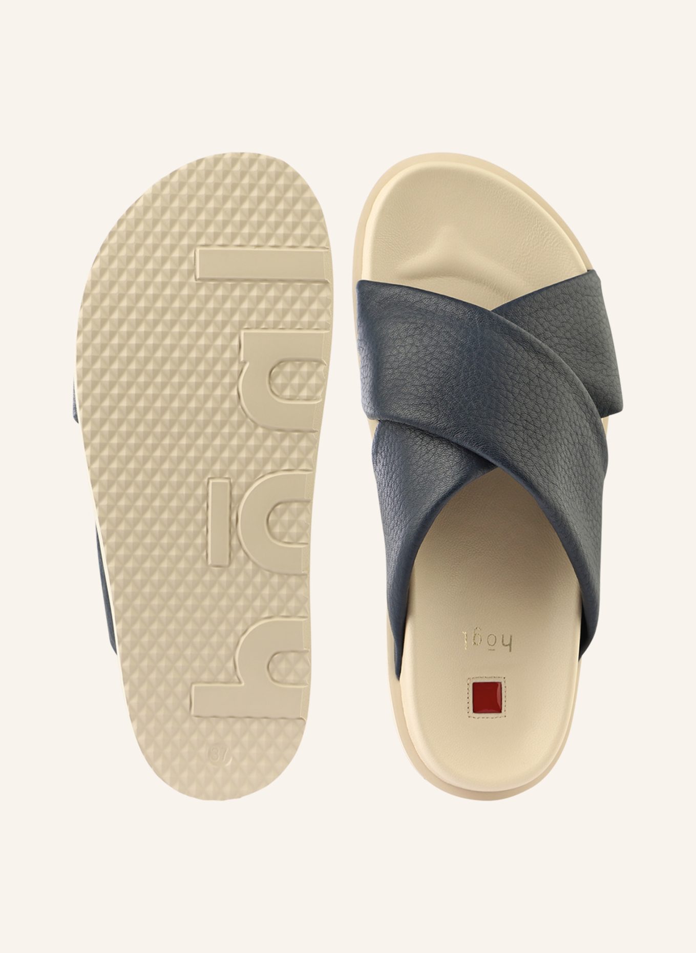 Högl slippers: BLAUW