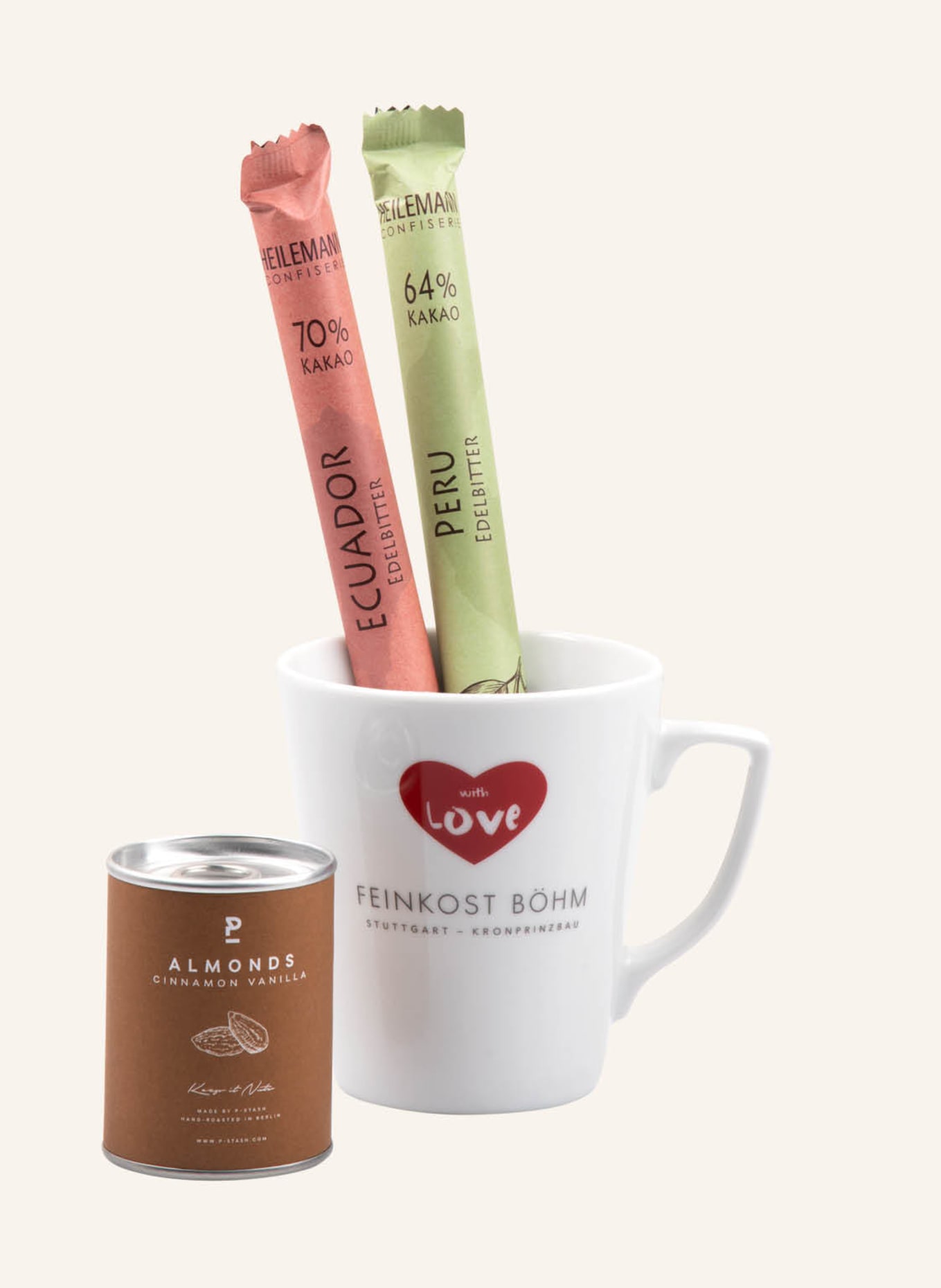 Feinkost Böhm Geschenktasse MITBRINGSEL: WEISS