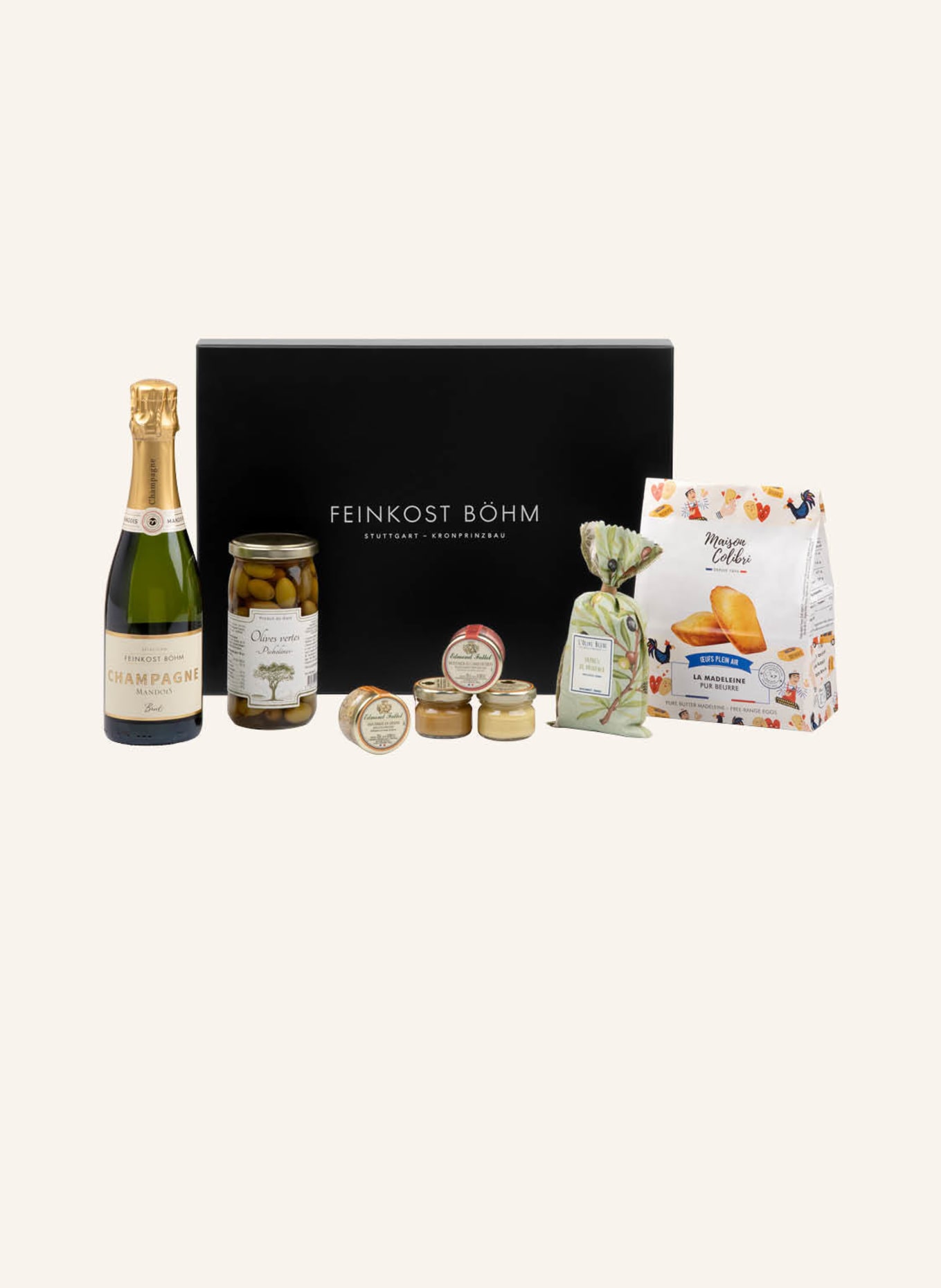 Feinkost Böhm Geschenkbox LA PETITE FRANCE: SCHWARZ