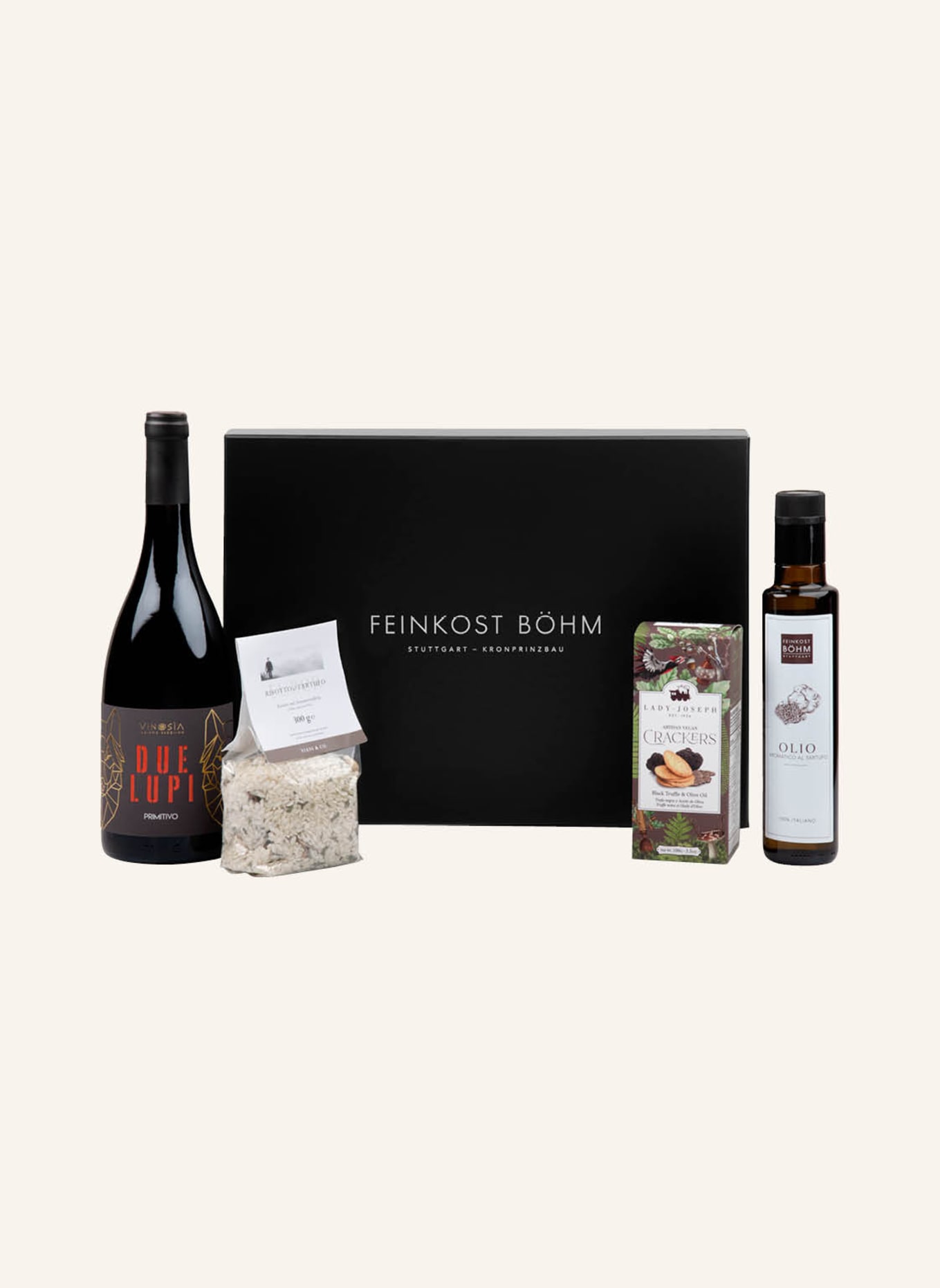 Feinkost Böhm Geschenkbox TRÜFFEL: SCHWARZ