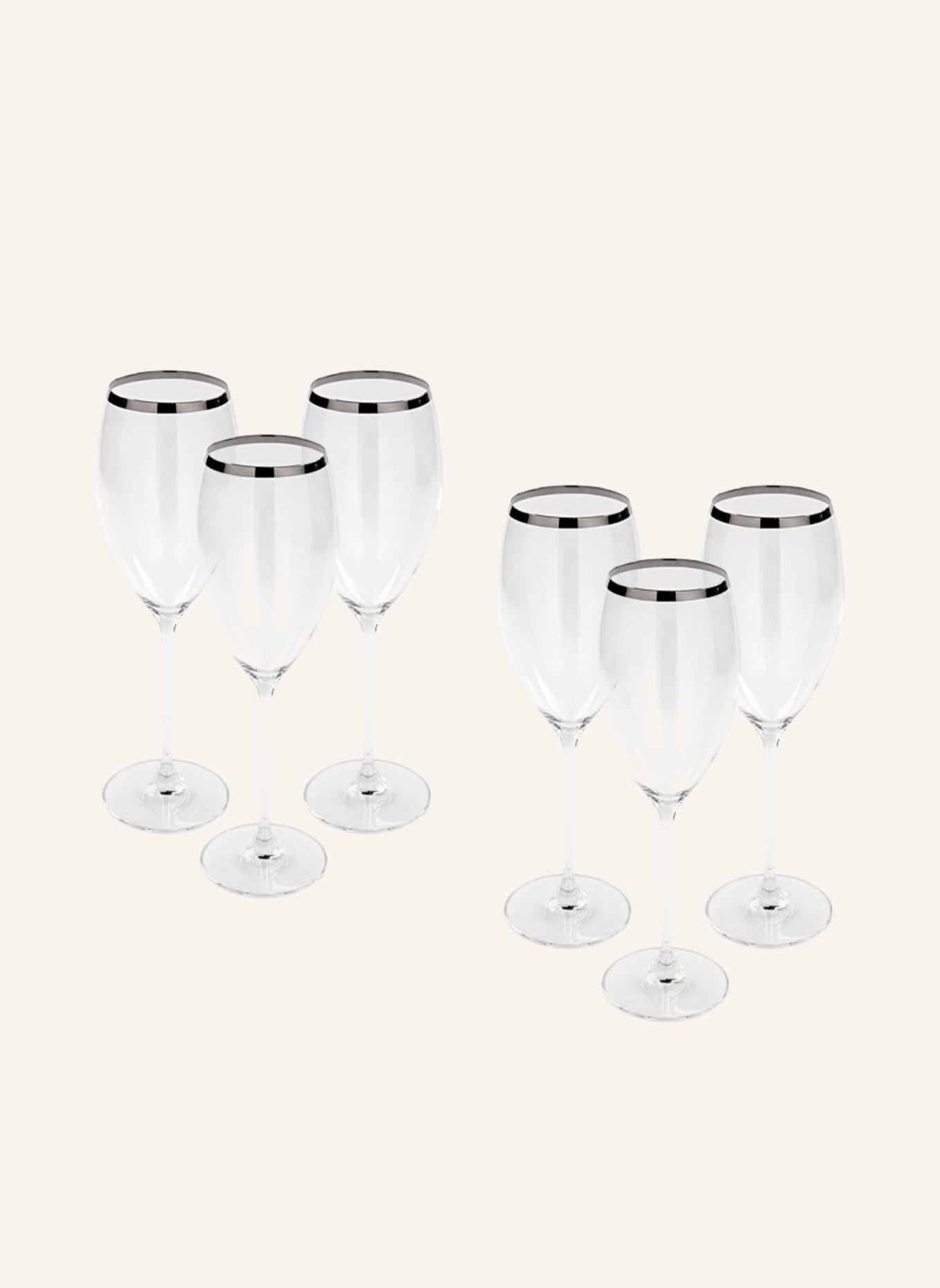 Fink Weißweinglas PLATINUM, Farbe: SILBER (Bild 1)