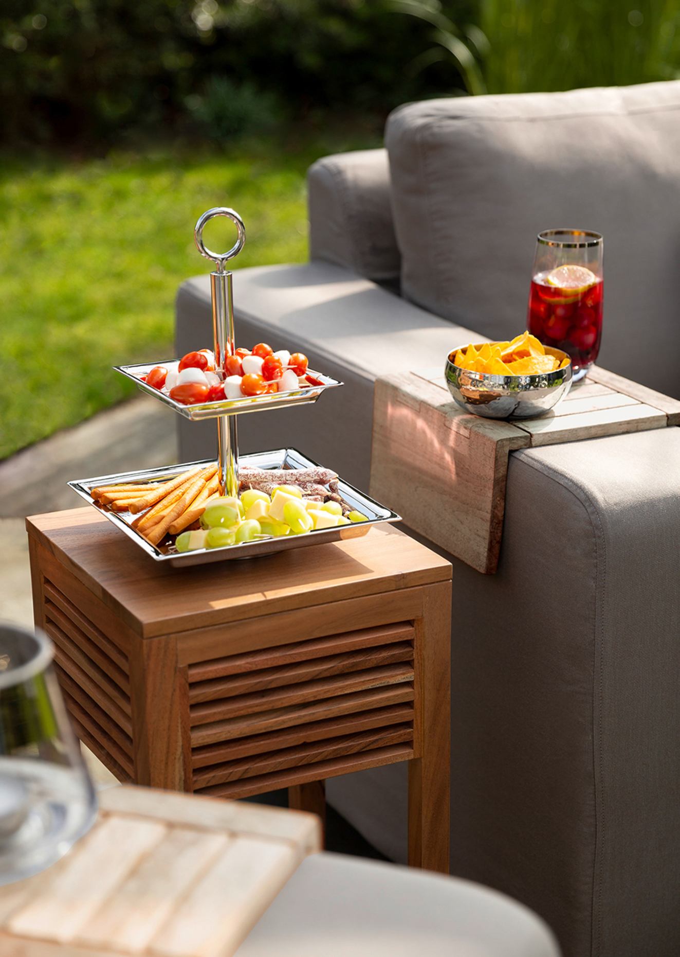 Fink Etagere NAGANO: SILBER