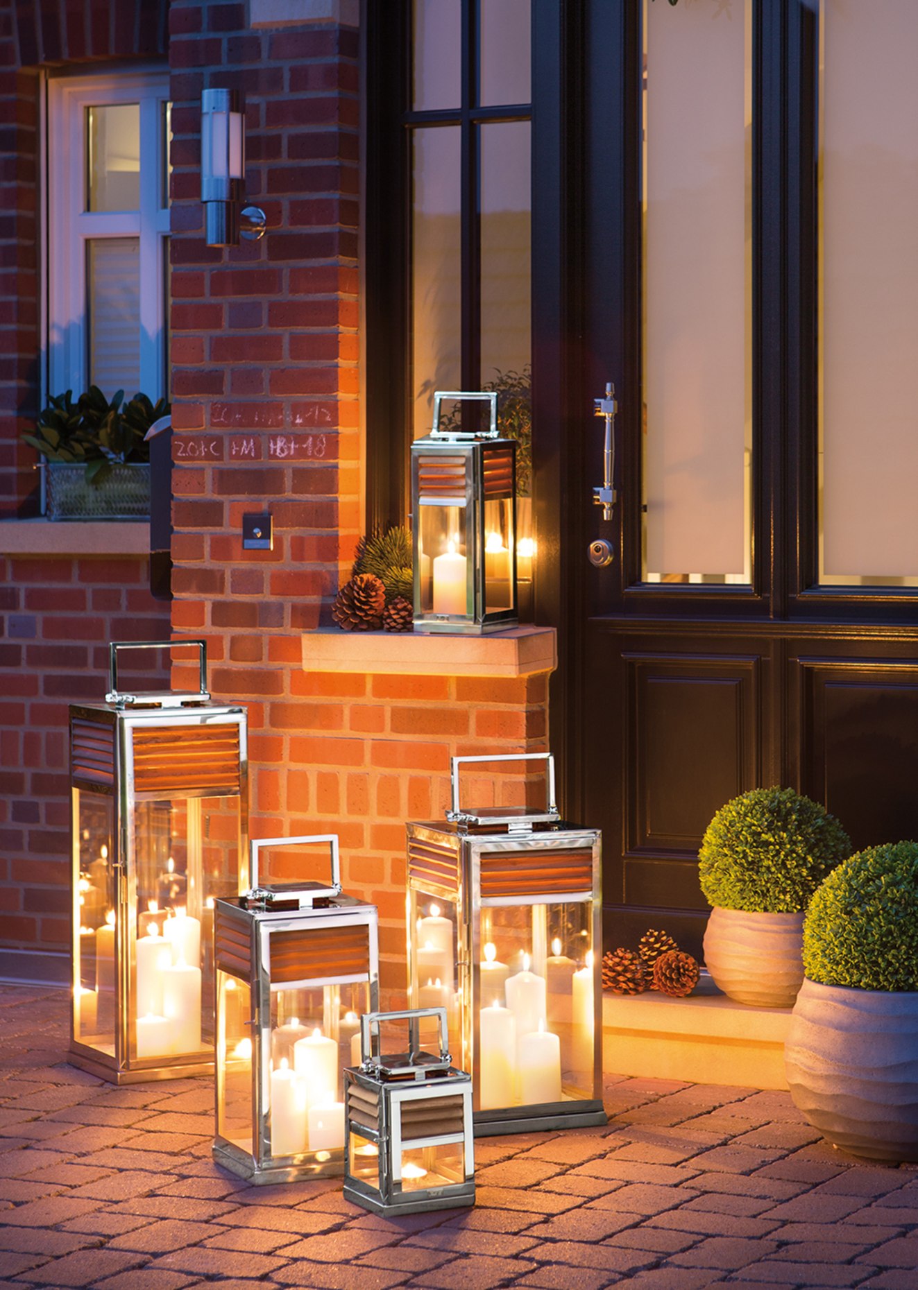 Fink Laterne GENUA: SILBER