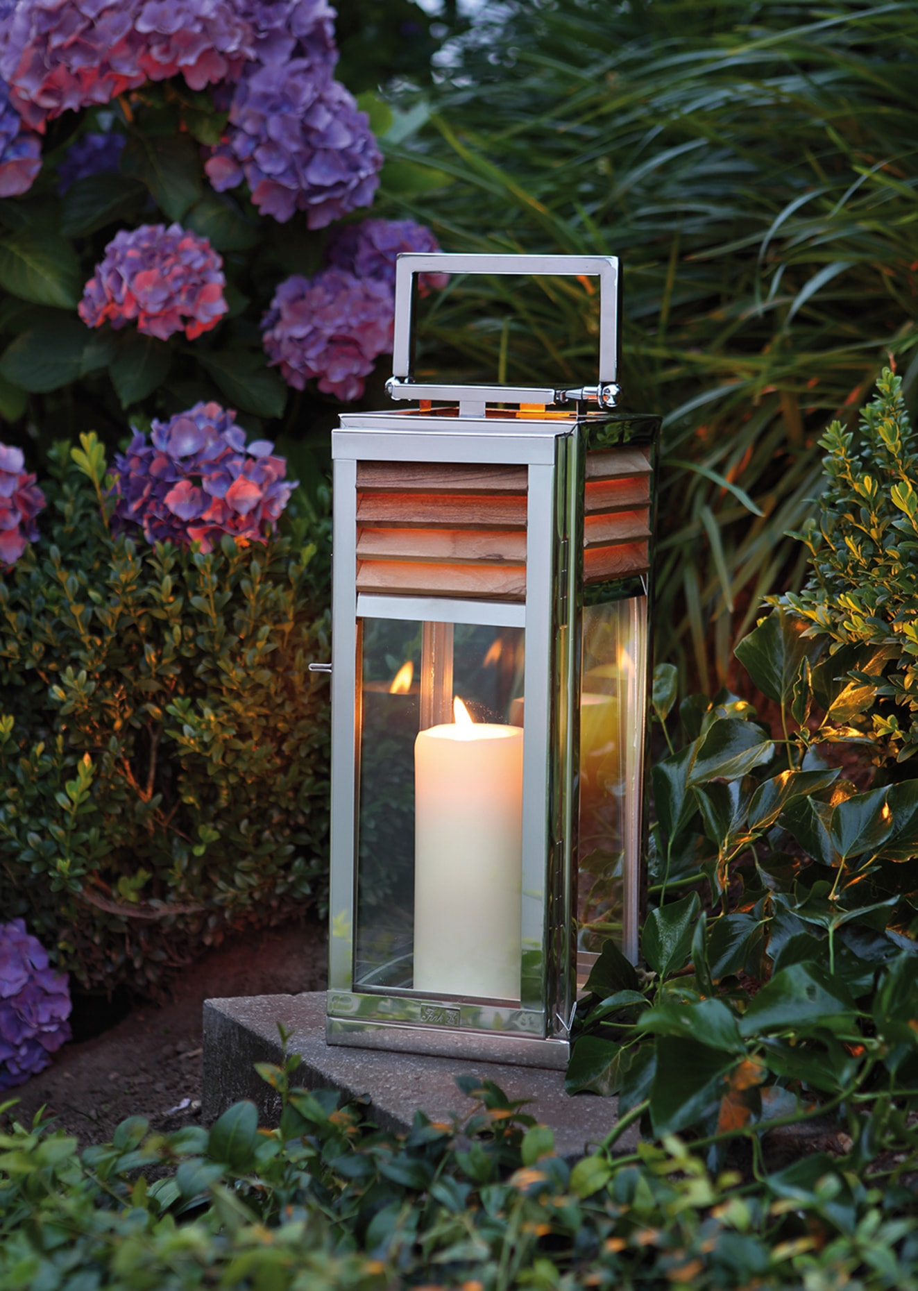 Fink Laterne GENUA: SILBER