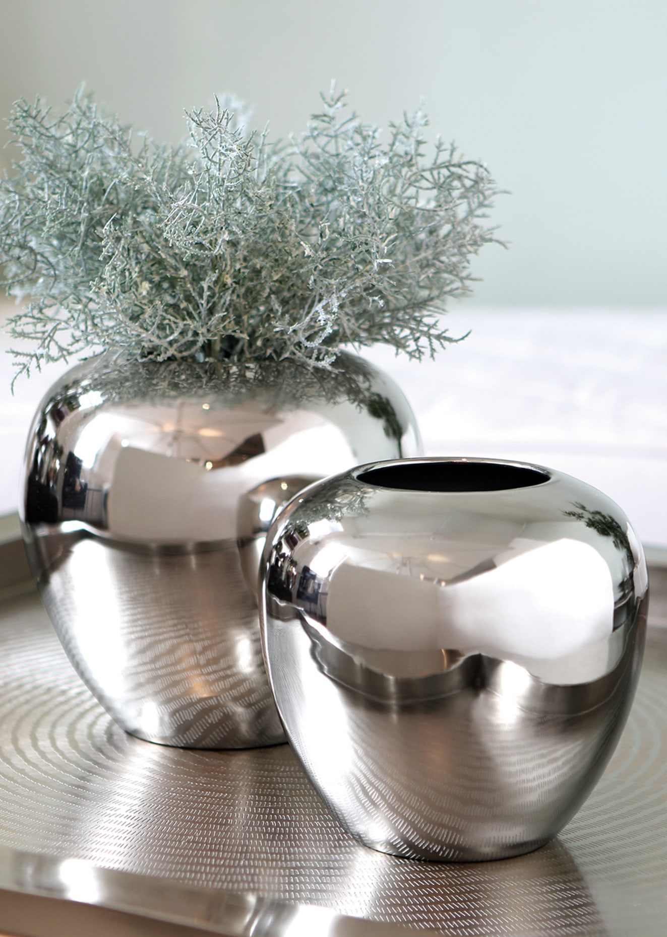 Fink Vase LOSONE: SILBER