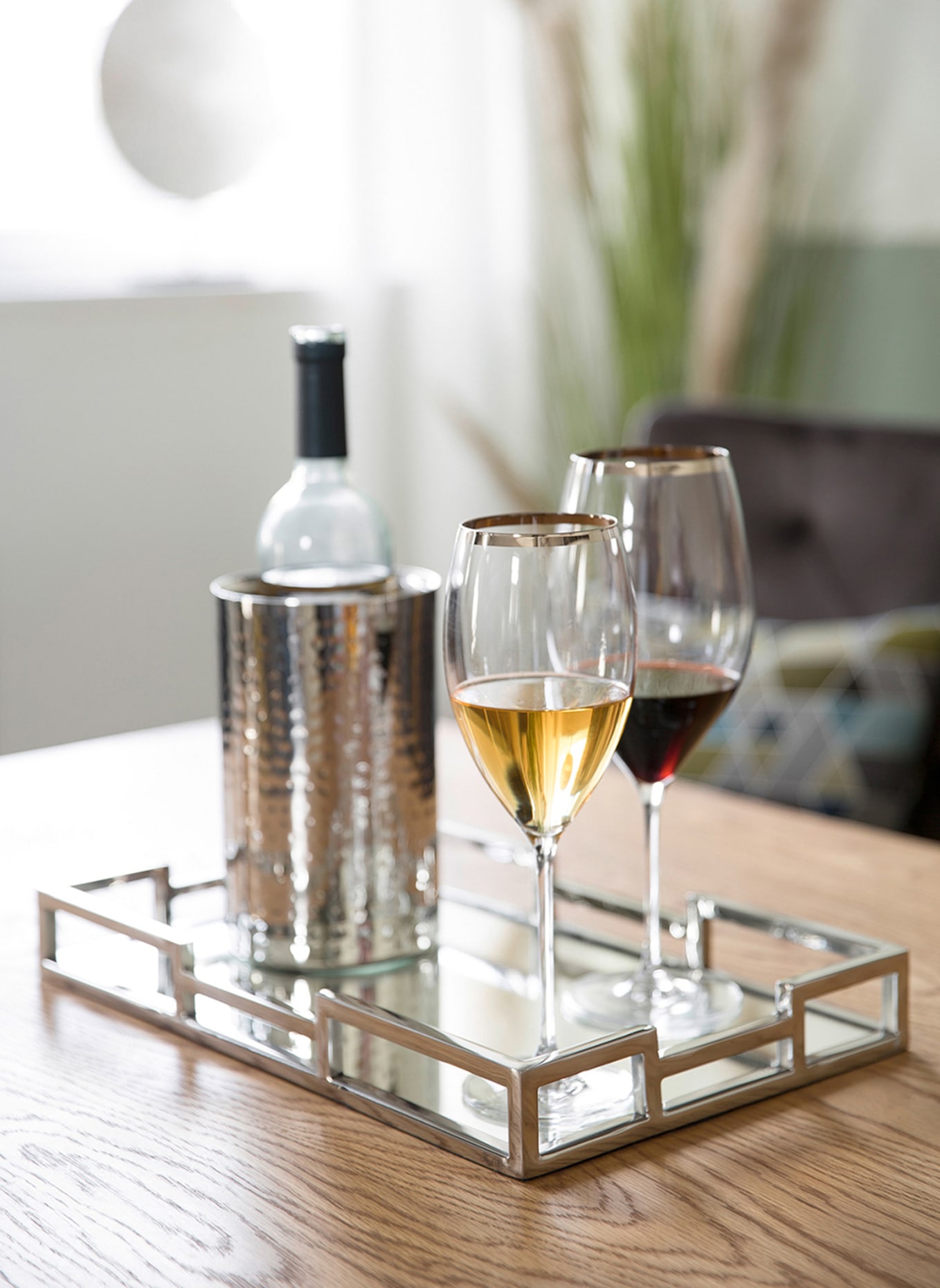 Fink Trinkglas, Weißweinglas PLATINUM, Farbe: SILBER (Bild 2)
