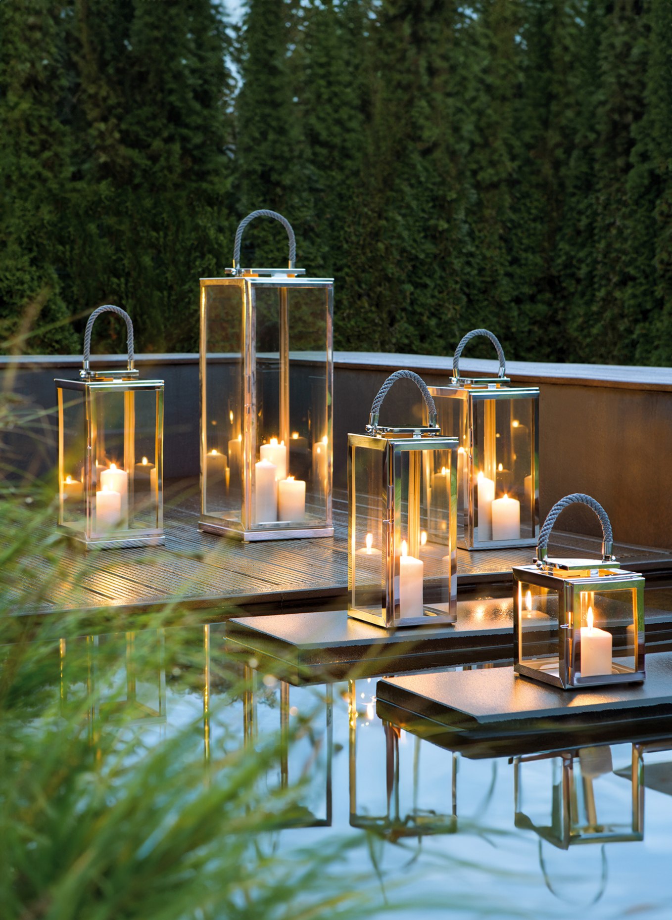 Fink Laterne SEVILLA: GRAU