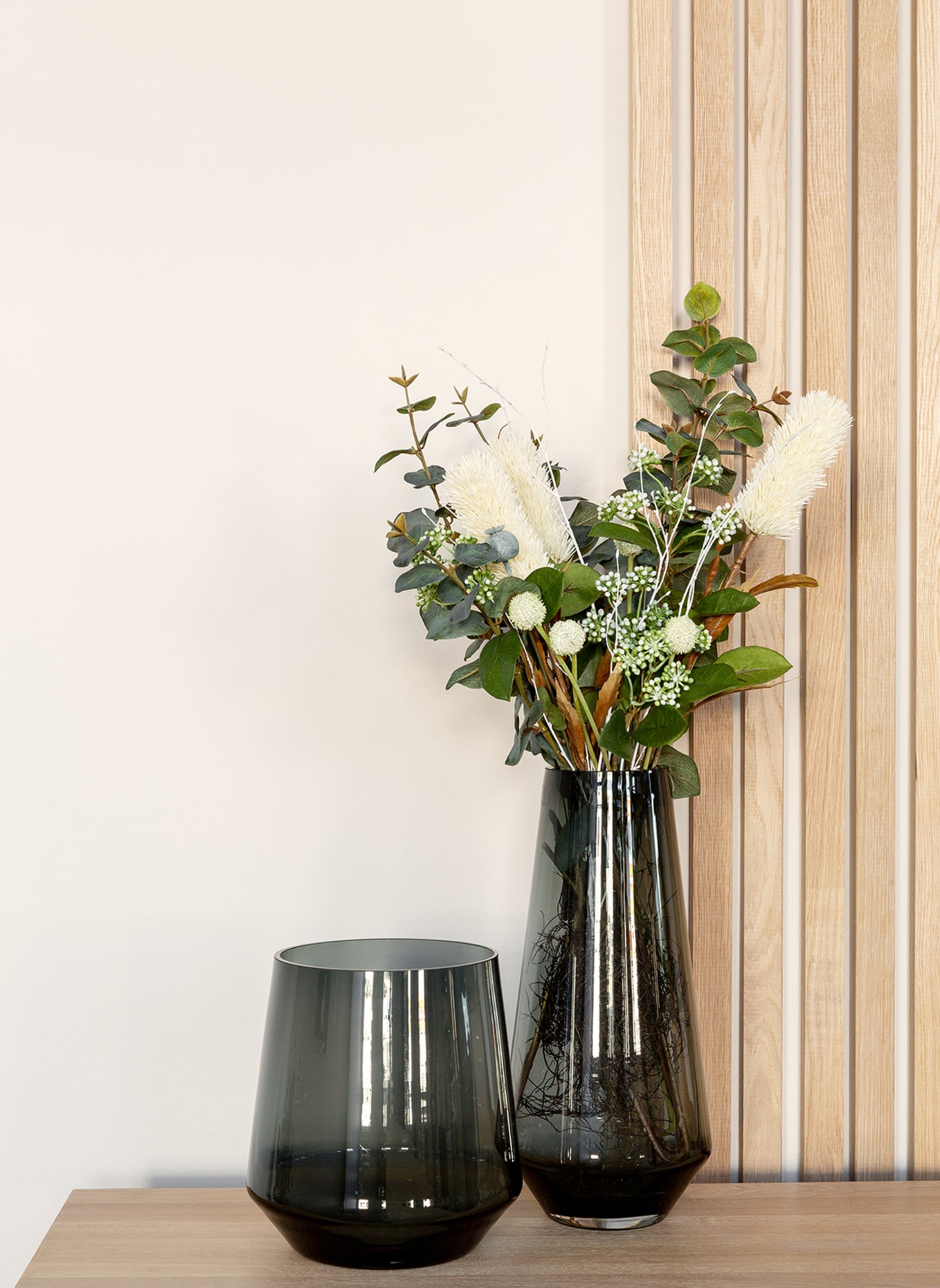 Fink Vase, Windlicht LINEA, Farbe: GRAU (Bild 2)
