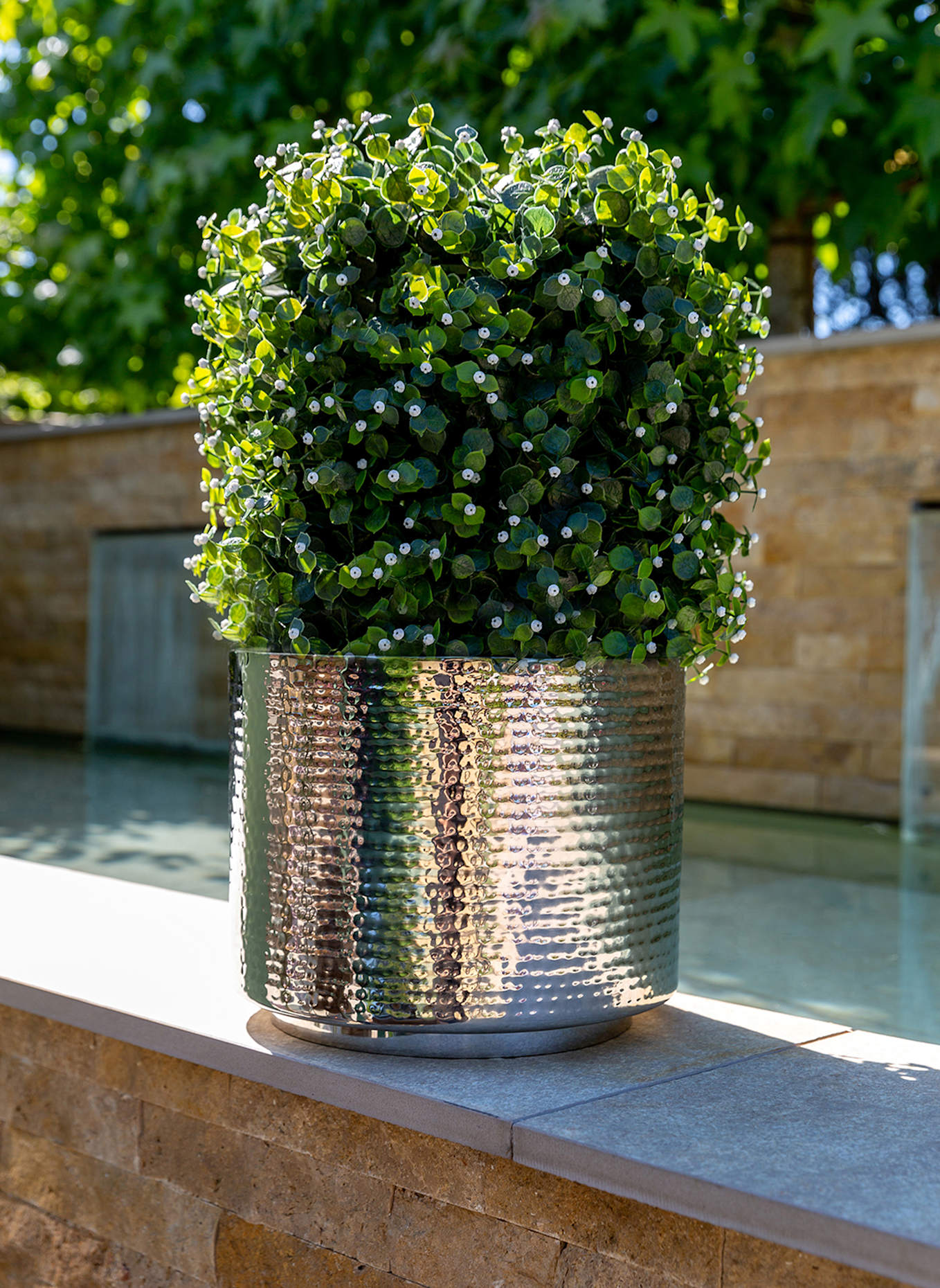 Fink Übertopf NOSSA: SILBER