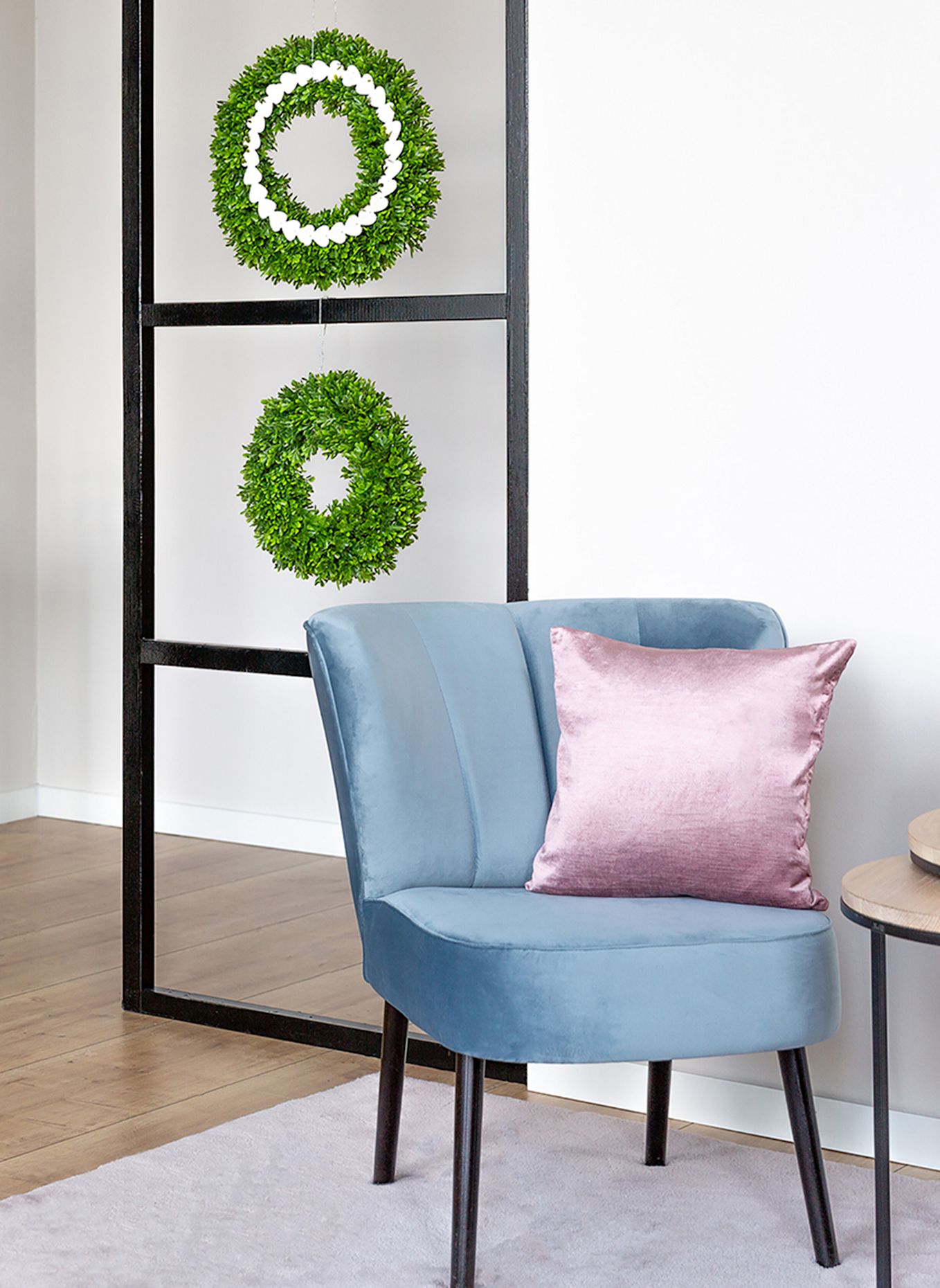 Fink Kranz, Kunstblume BUCHS: GRÜN