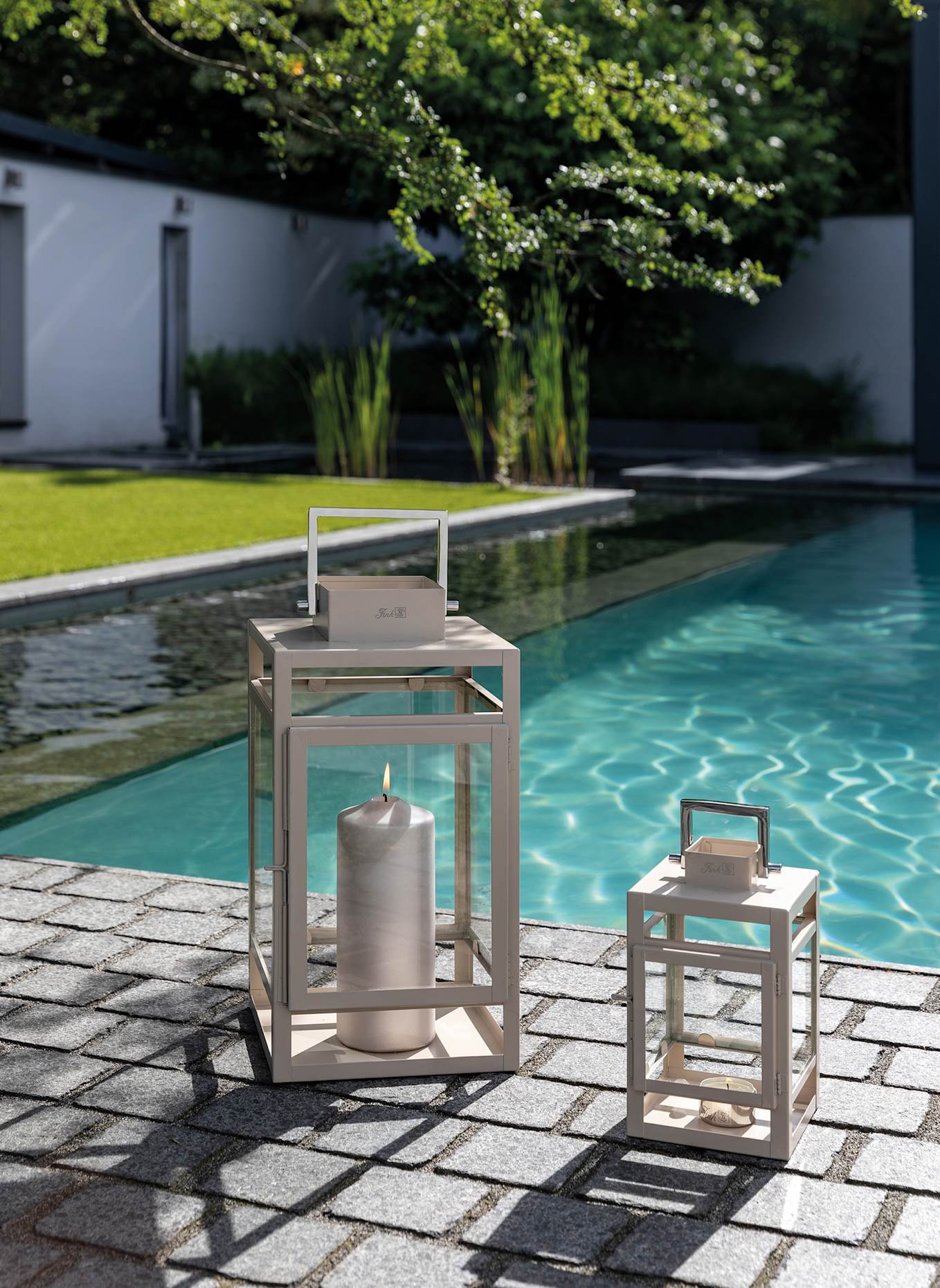 Fink Laterne KENIA: BEIGE