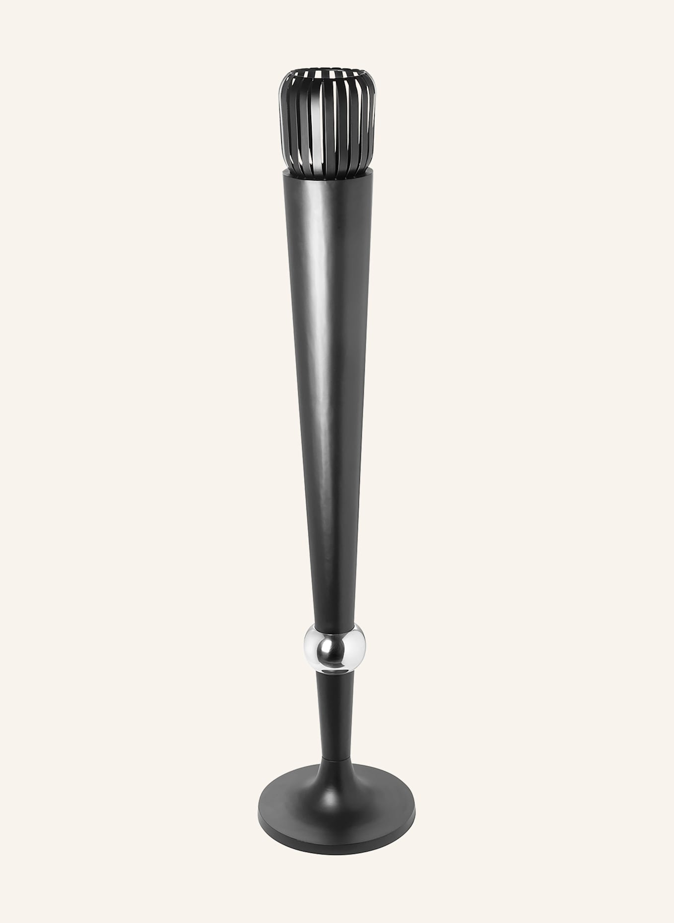 Fink Vase, Bodenleuchter MARNI: SCHWARZ