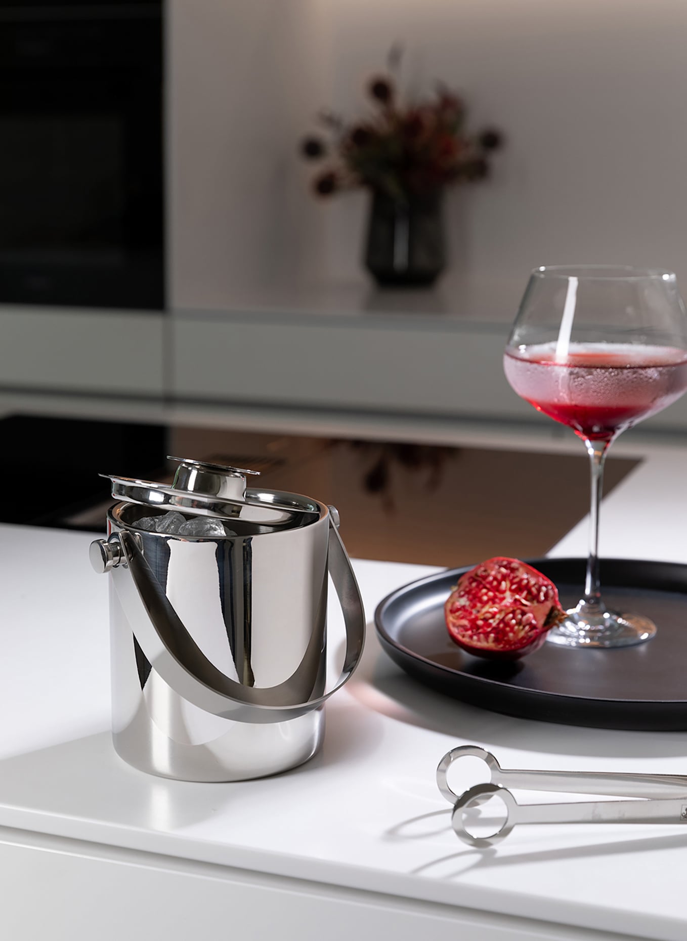 Fink Eiswürfeleimer NATHAN: SILBER