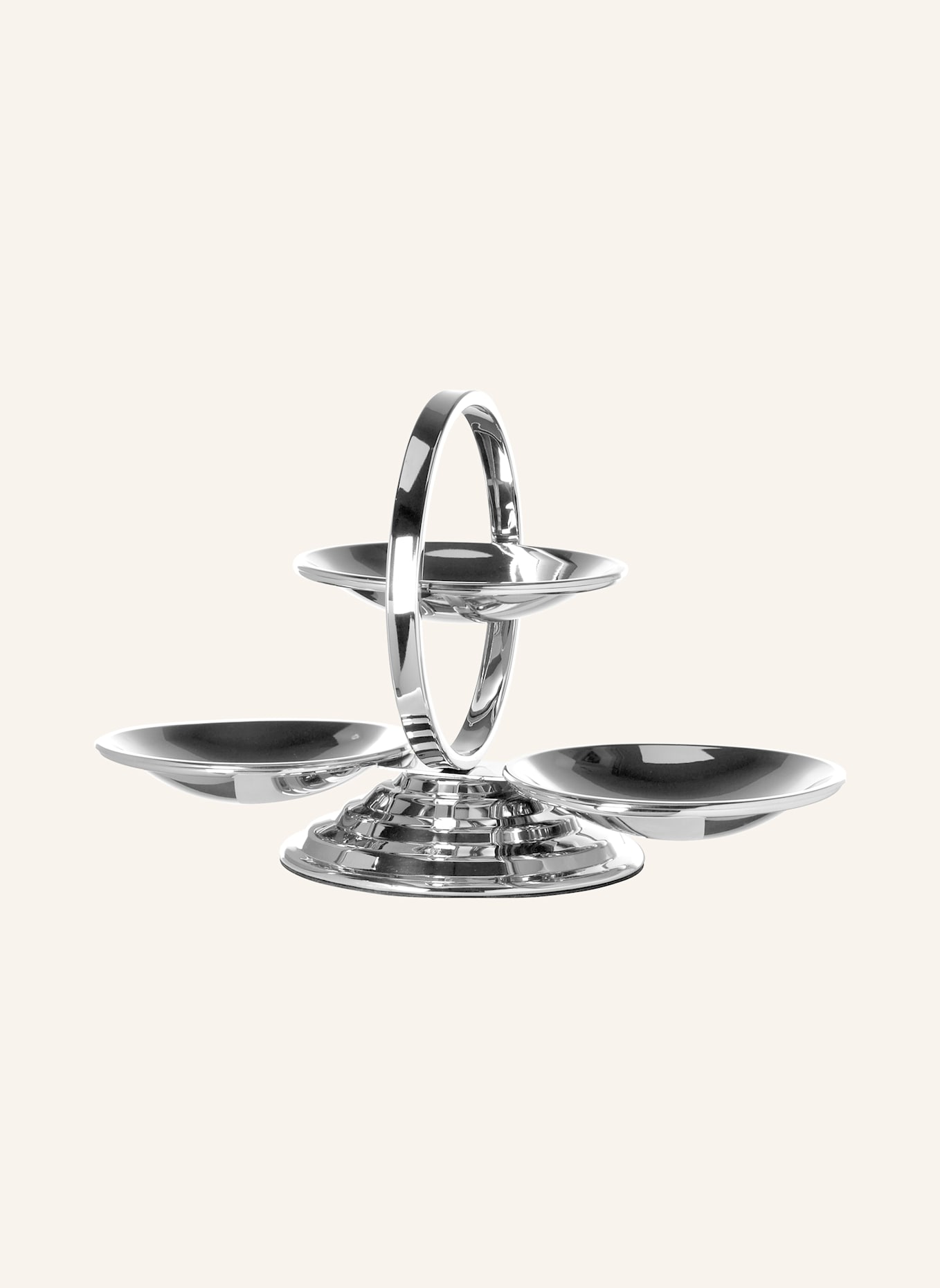 Fink 3er Etagere, Etageren SERVO: SILBER