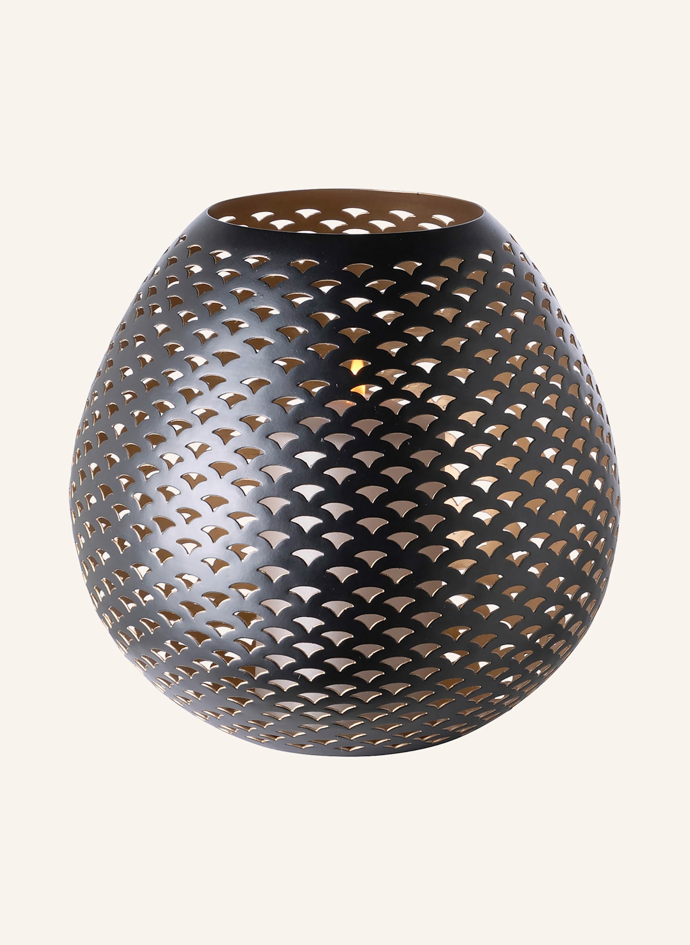 Fink Windlicht ohne Glas PALERA: SCHWARZ