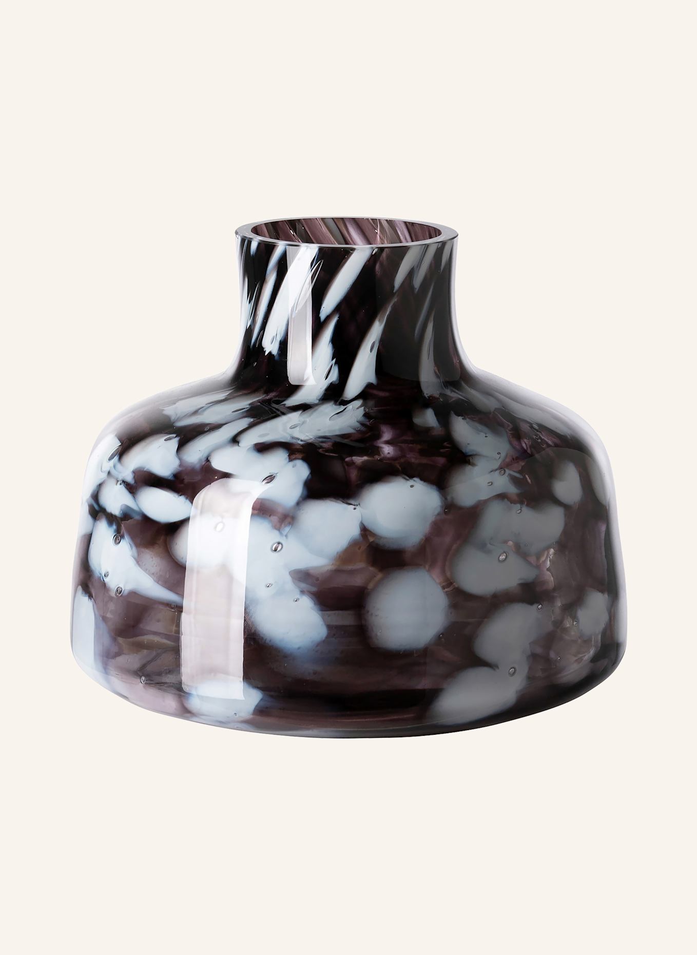 Fink Glasvase GOSY: SCHWARZ