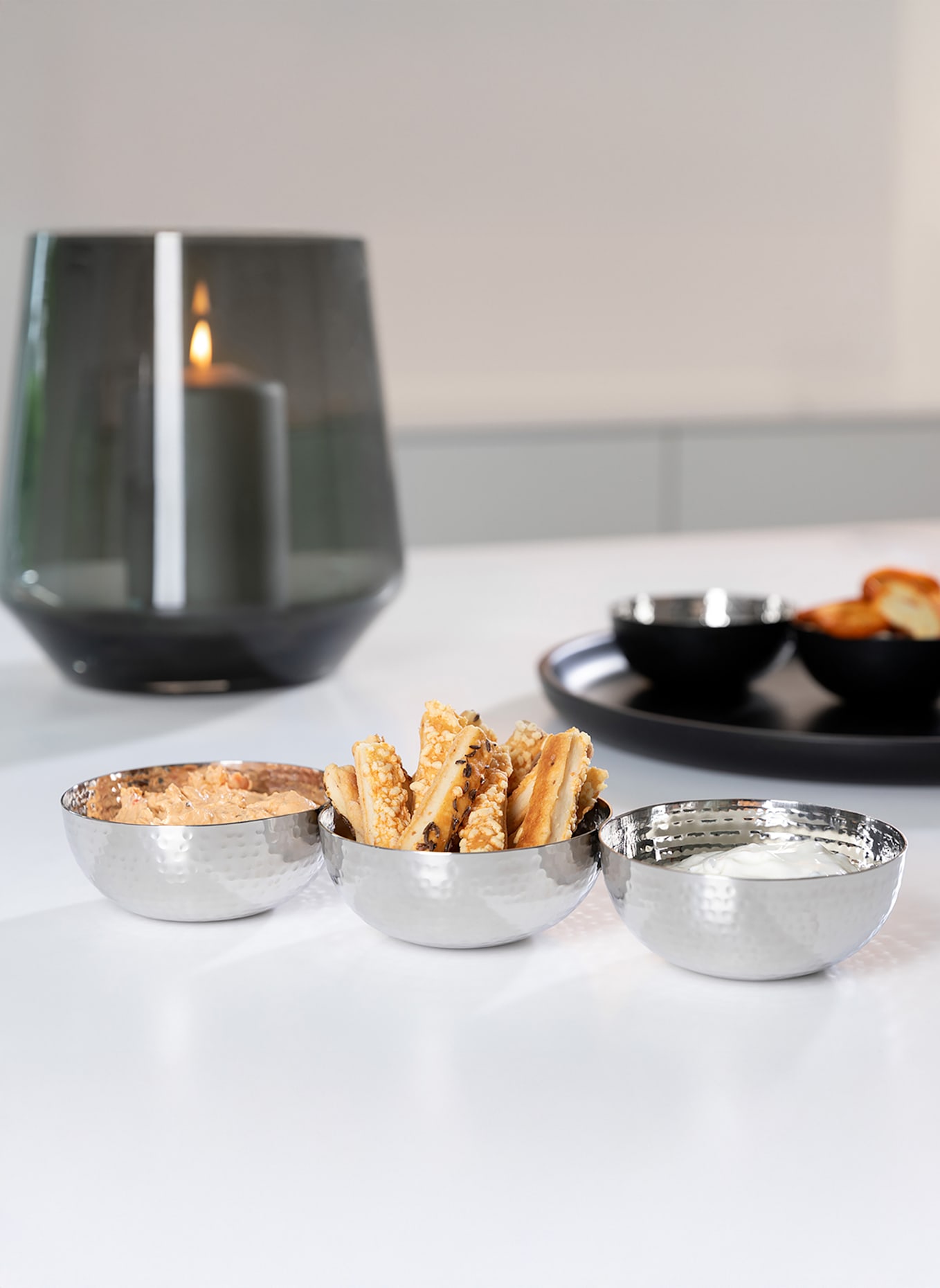 Fink 3er Schalen PICCA: SILBER