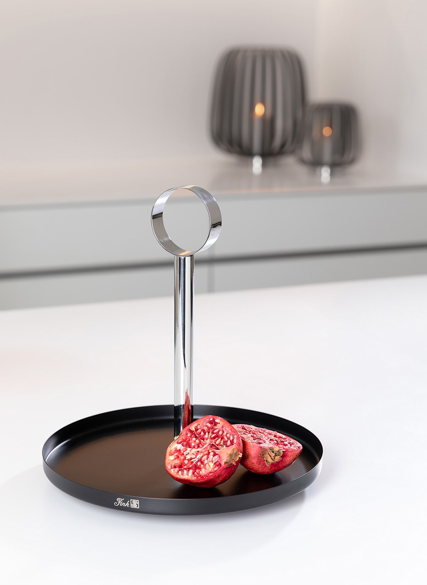 Fink 1er Etagere BILBAO: SCHWARZ/ SILBER