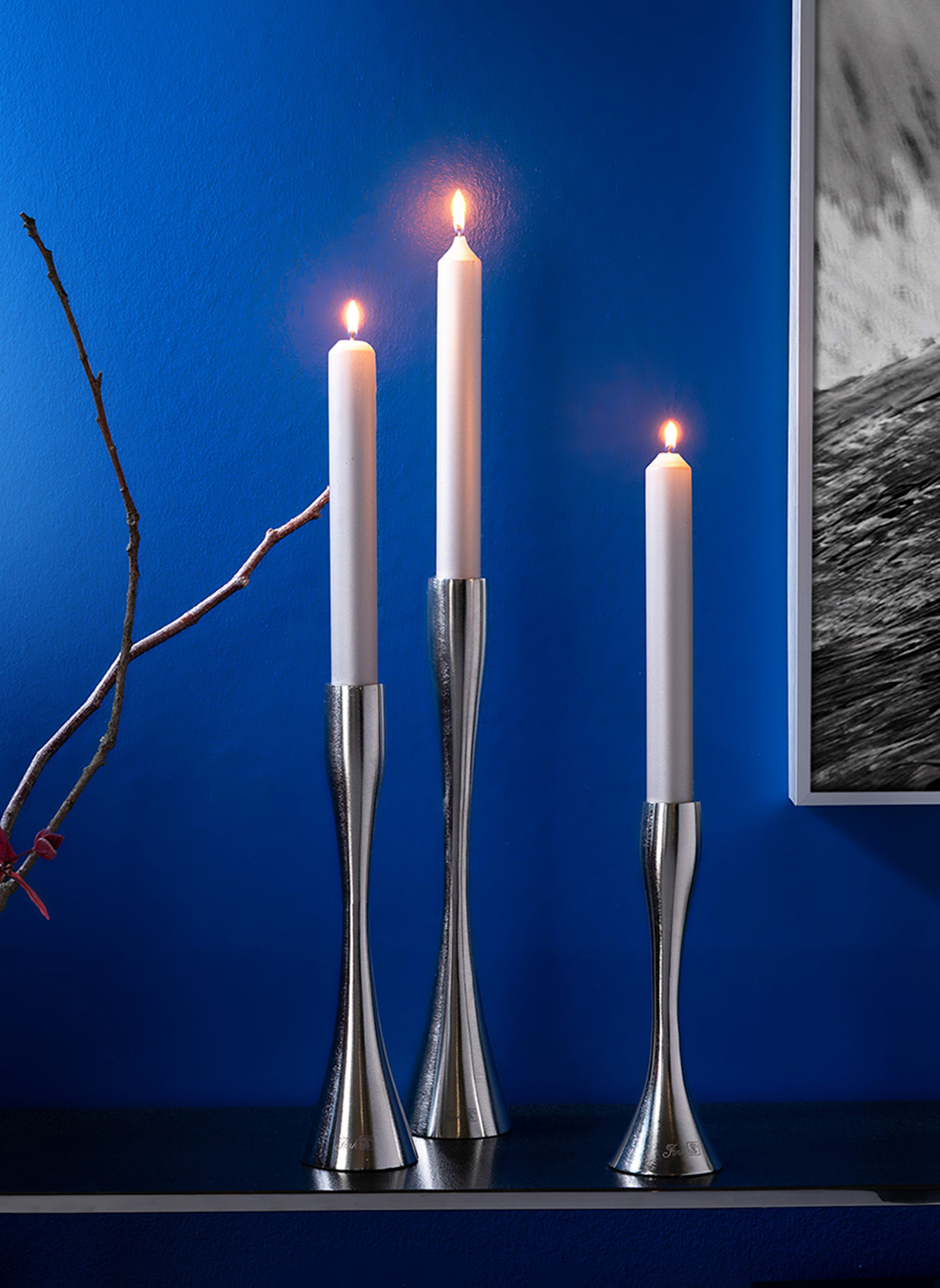 Fink Leuchter LADY: SILBER