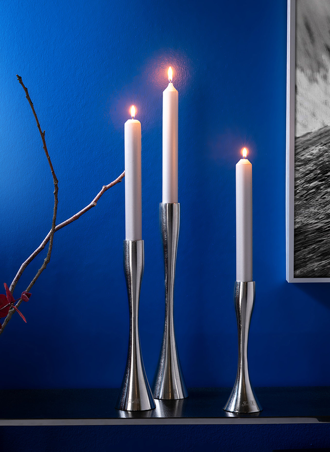 Fink Leuchter LADY: SILBER