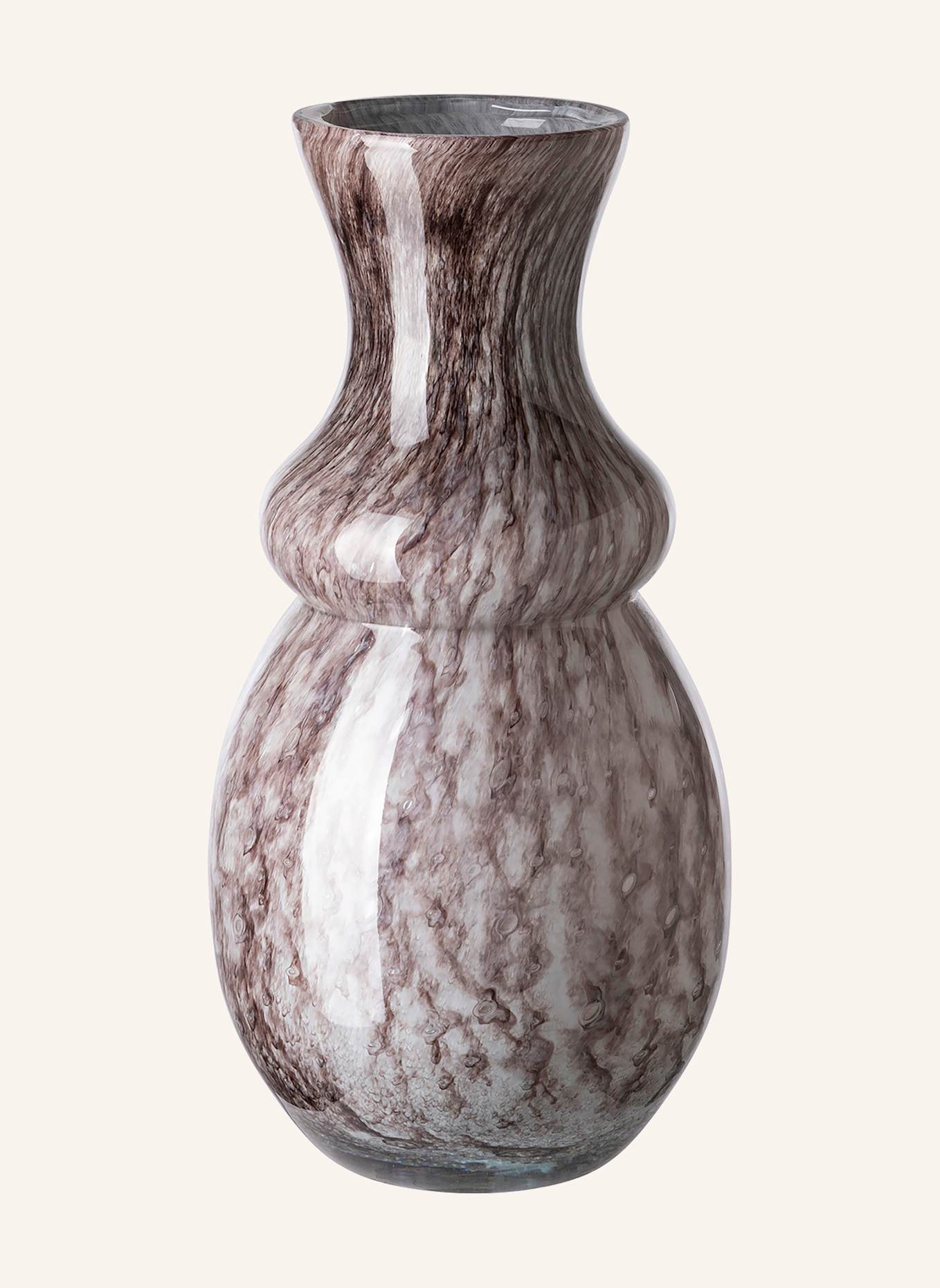 Fink Glasvase RUMA: BRAUN