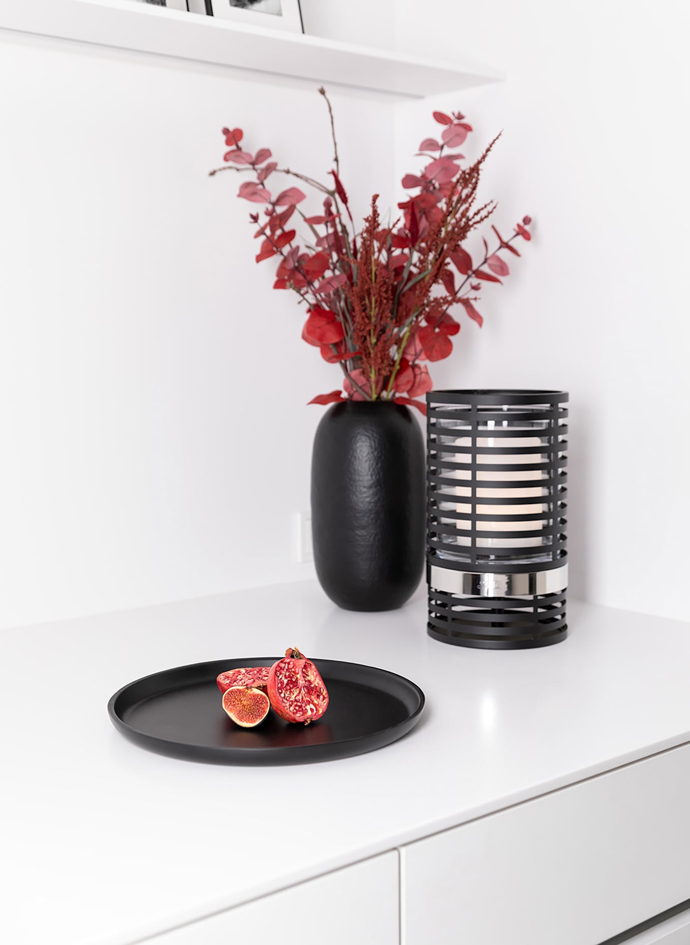 Fink Tablett TONJO: SCHWARZ/ SILBER