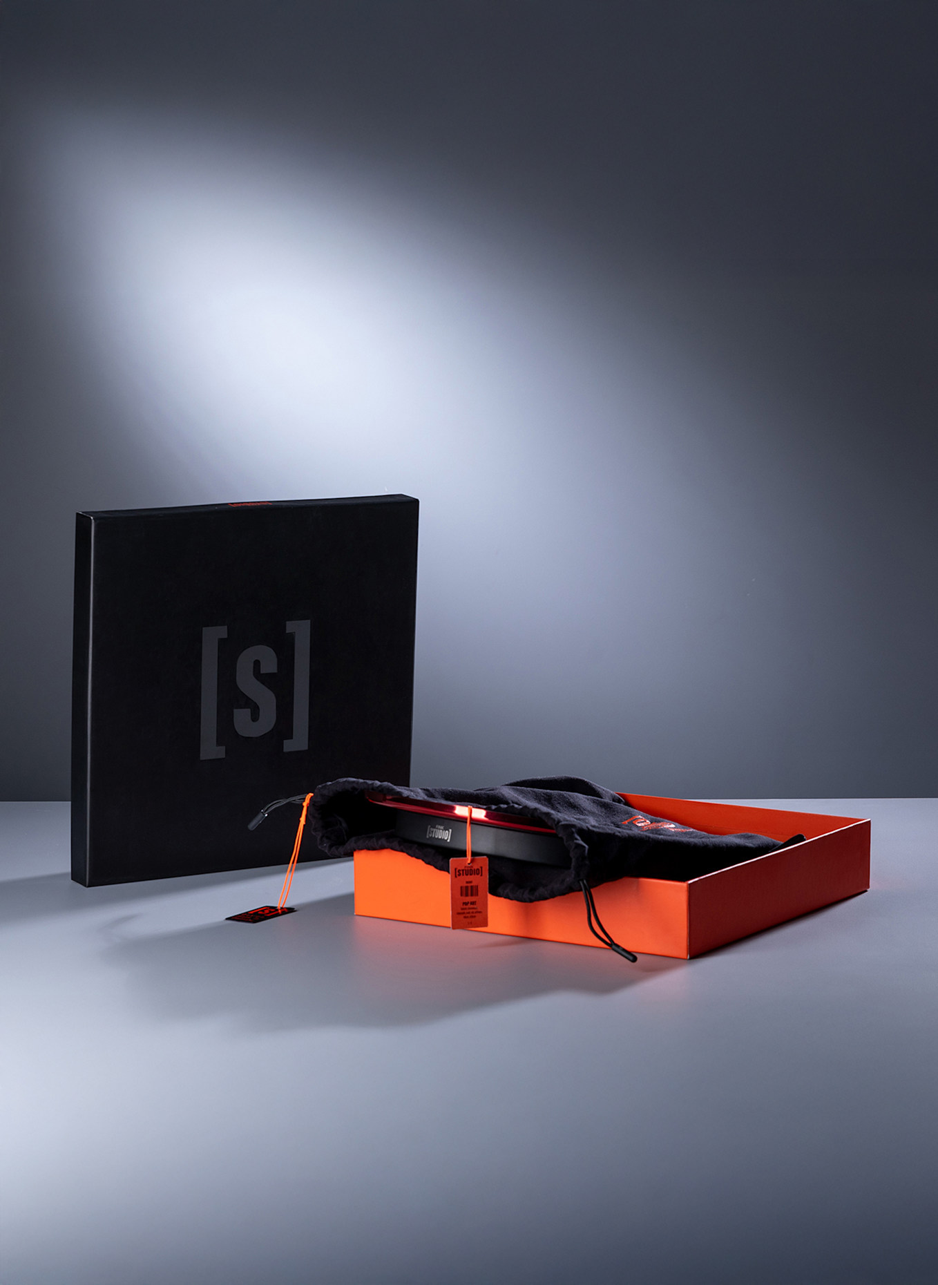 Fink Studio Tablett POP ART: ROT/ SCHWARZ