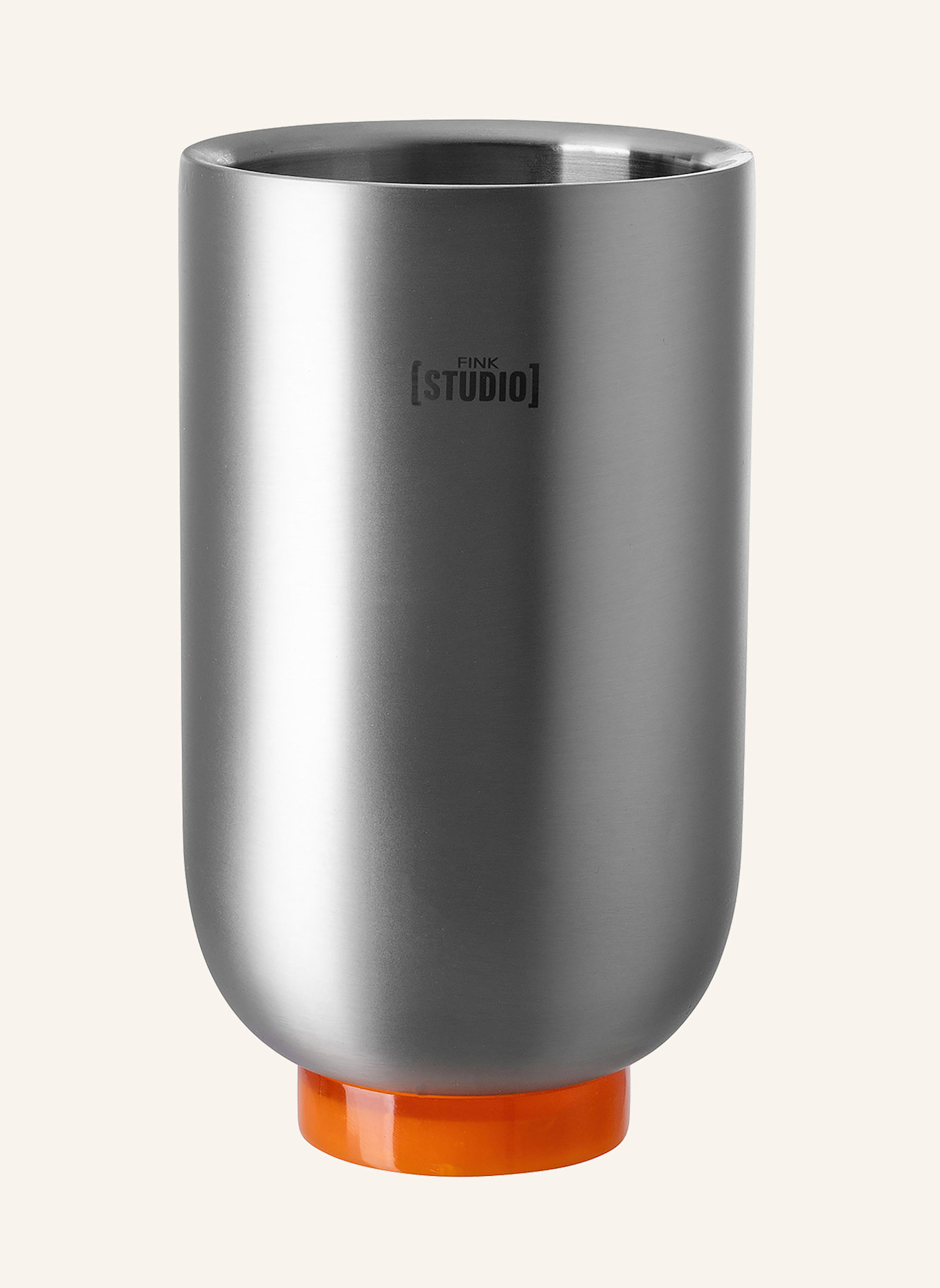 Fink Studio Weinkühler ICE LOVE: ORANGE/ GRAU