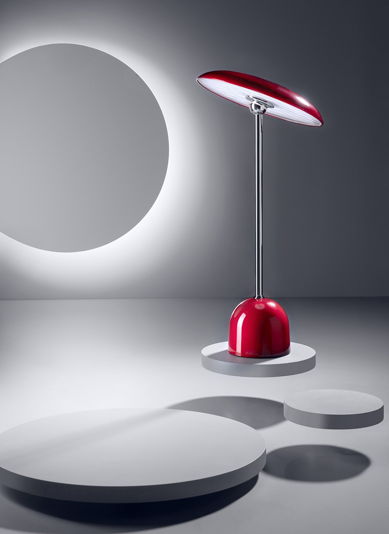 Fink Studio Tischleuchte LED FLASH LIGHT: ROT