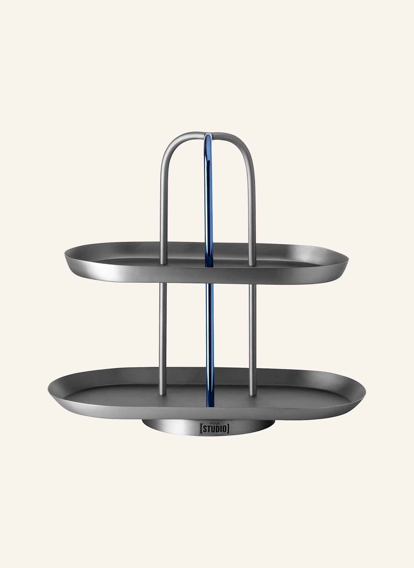 Fink Studio 2er Etagere UPPER EAST: BLAU/ GRAU