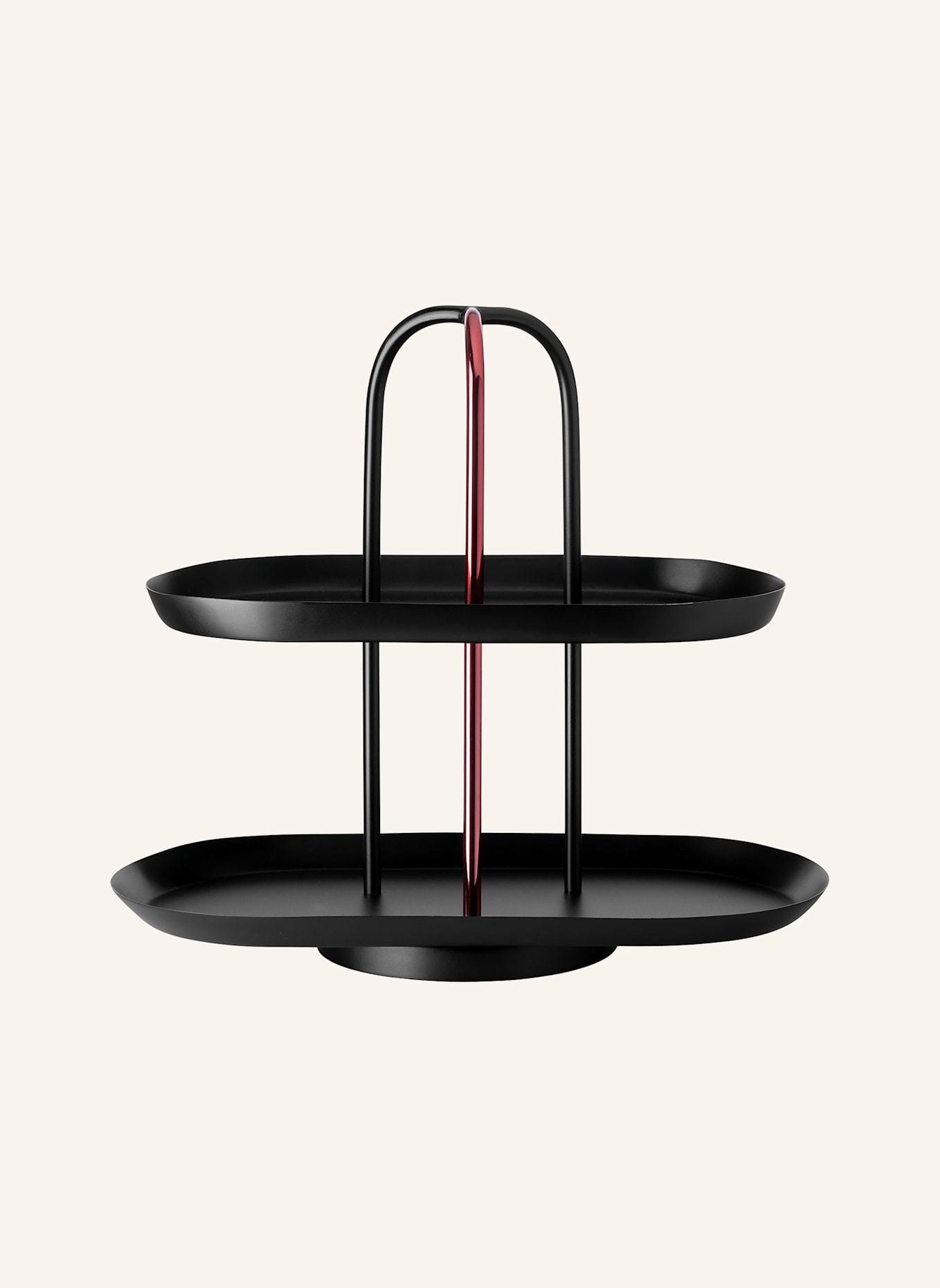 Fink Studio 2er Etagere UPPER EAST: ROT/ SCHWARZ