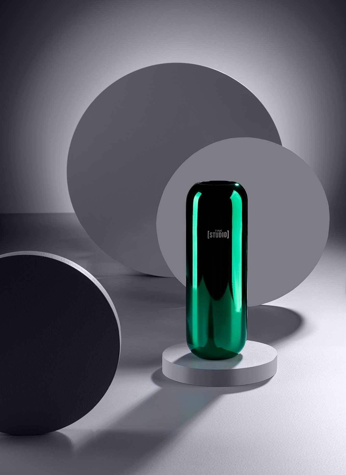 Fink Studio Vase HIGH END: GRÜN