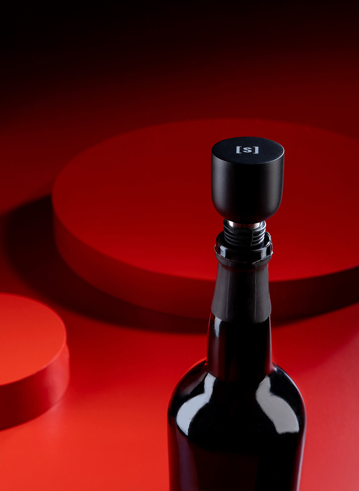 Fink Studio Flaschenstopfen ON TOP: SCHWARZ